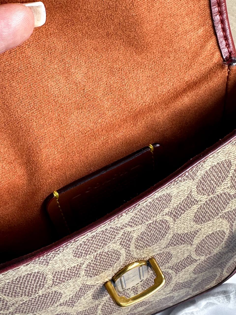 Coach Lock Crossbody In Signature Canvas - 6