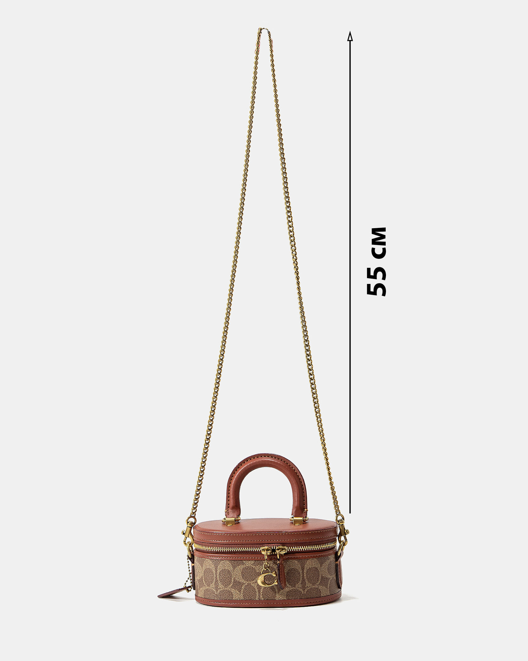 Coach Micro Dreamer Crossbody Bag in Signature Canvas Tan/Brown - 4