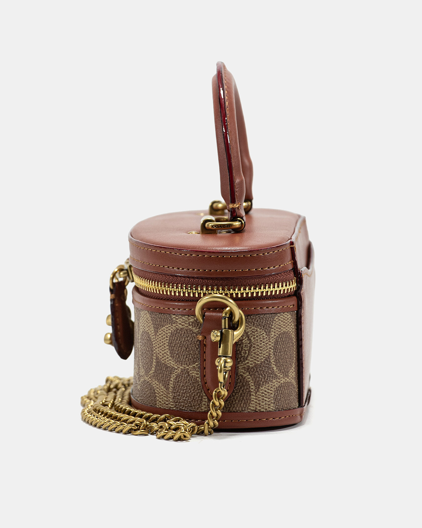 Coach Micro Dreamer Crossbody Bag in Signature Canvas Tan/Brown - 6
