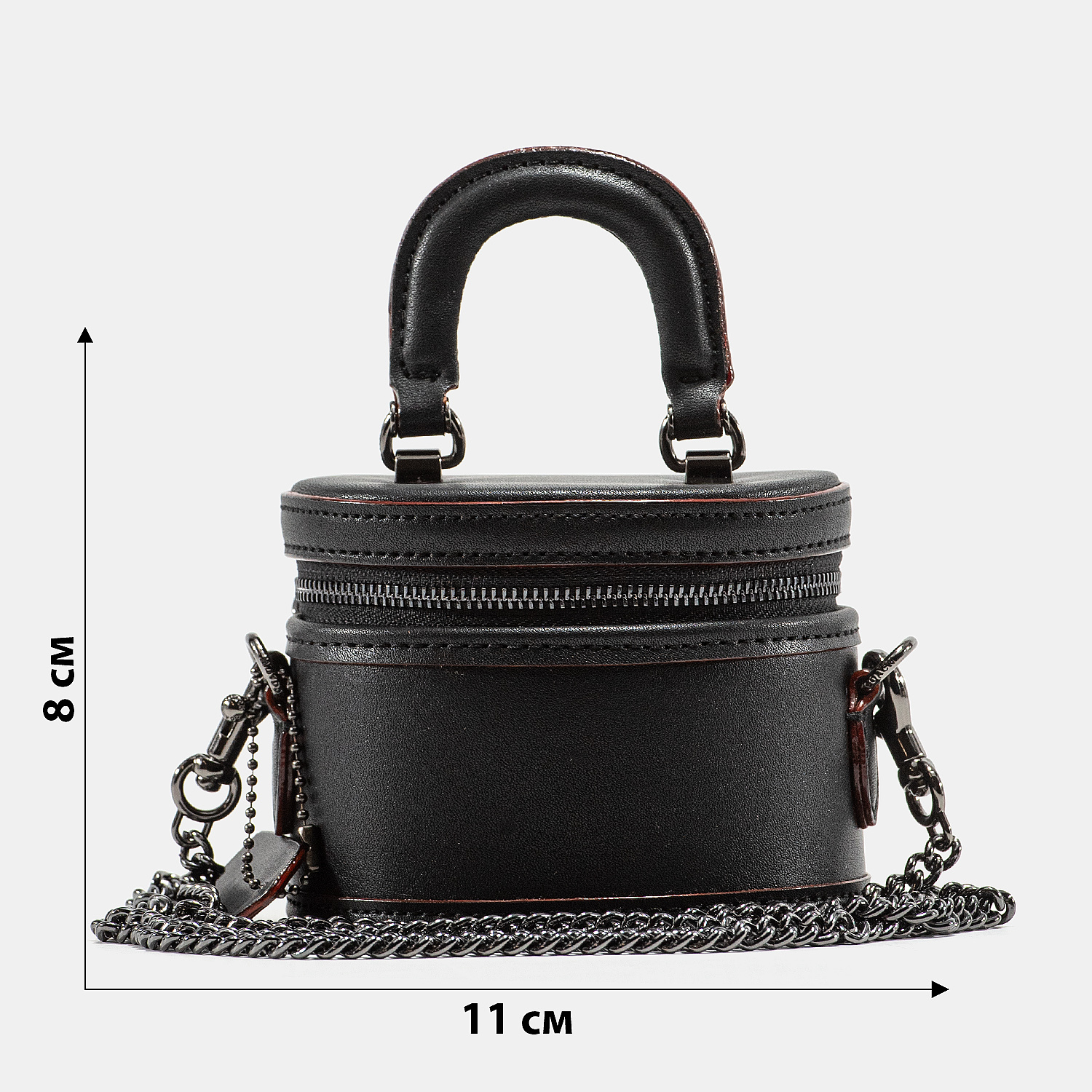 Coach Micro Trail Bag in Black Leather - 3
