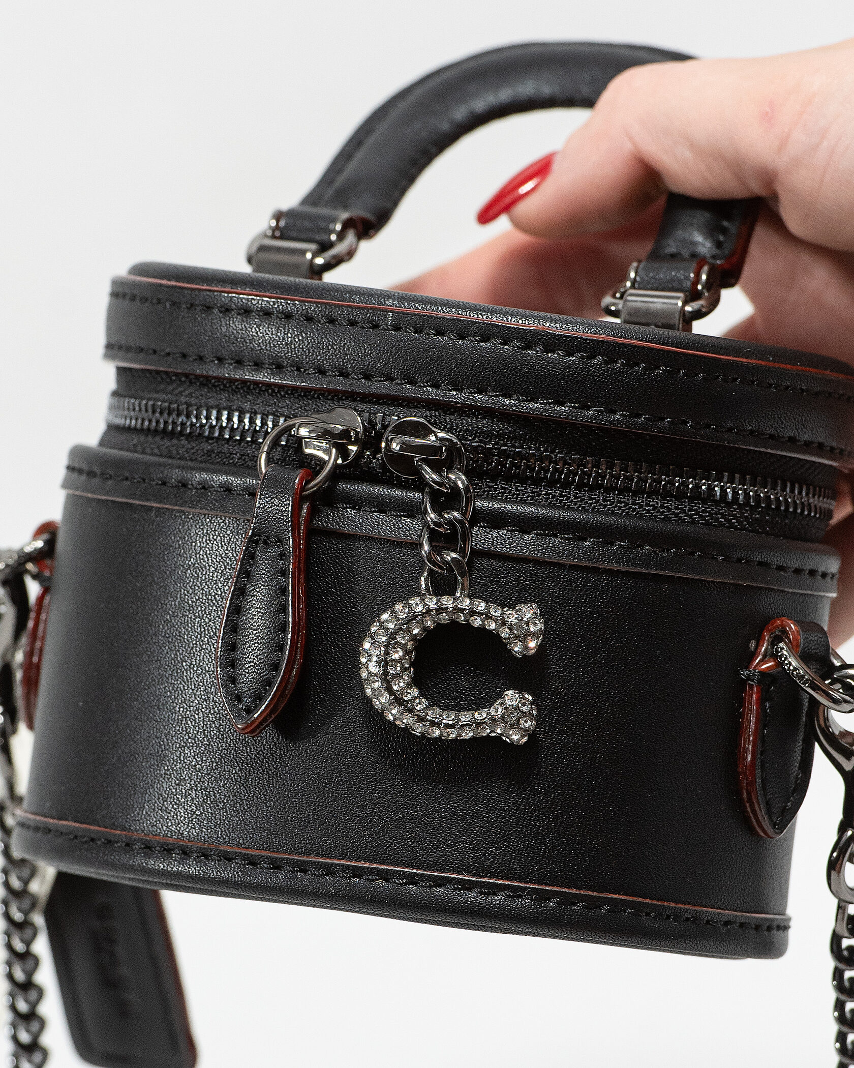 Coach Micro Trail Bag in Black Leather - 5