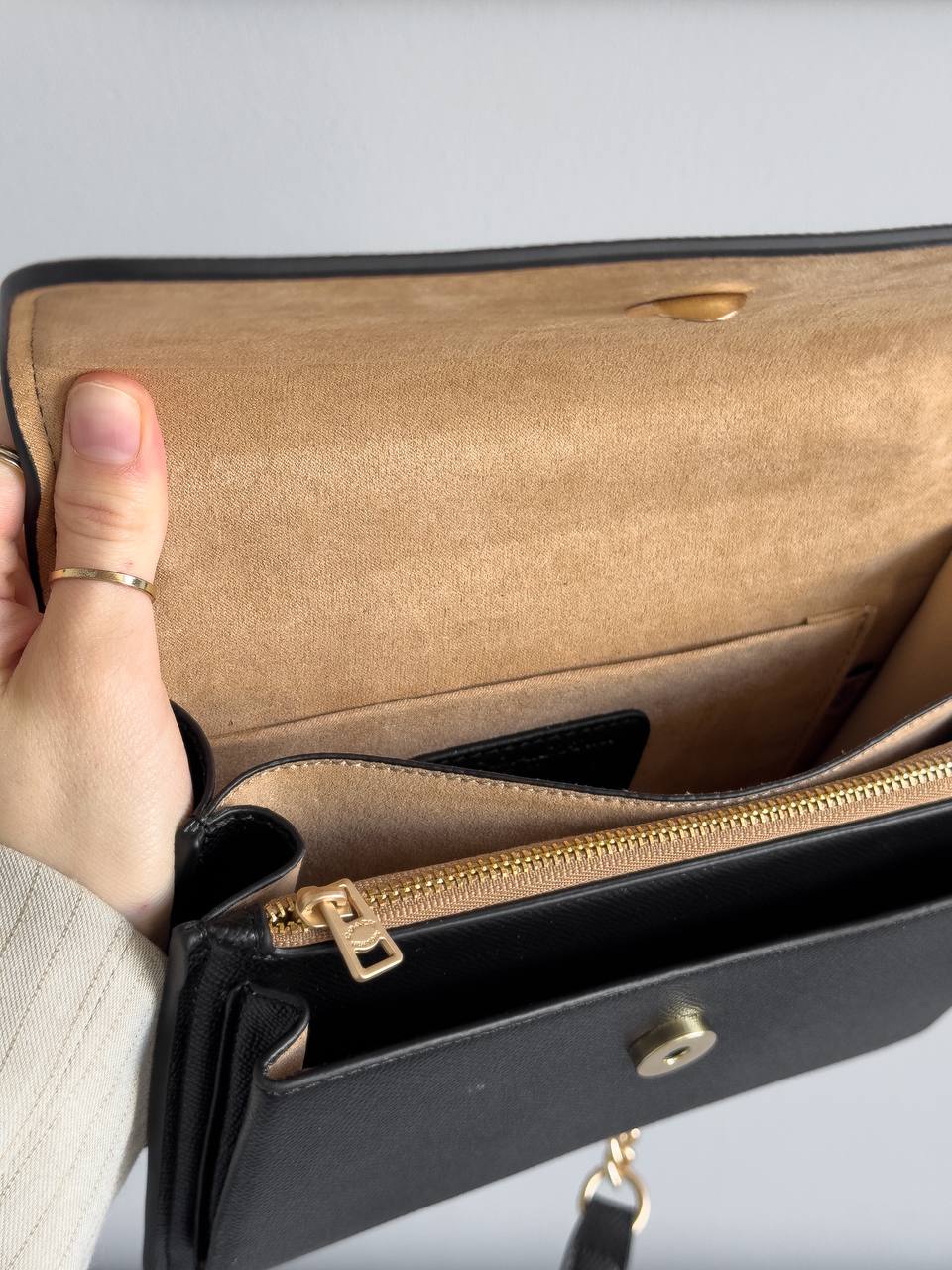 Coach Mini Klare Crossbody Black/Gold - 20