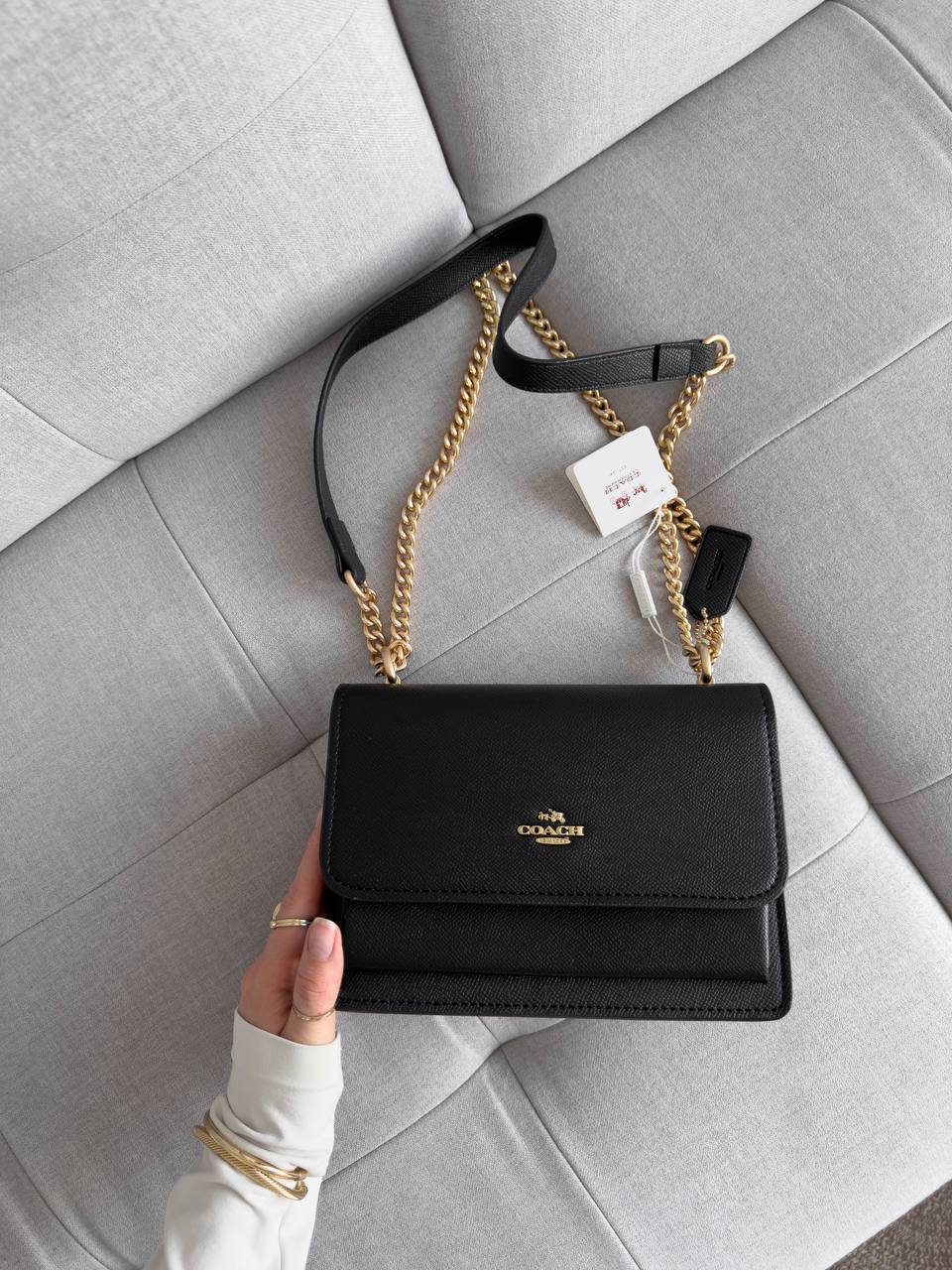 Coach Mini Klare Crossbody Black/Gold - 6