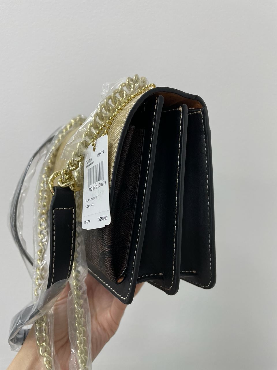 Coach Mini Klare Crossbody in Signature Canvas Beige/Brown - 10