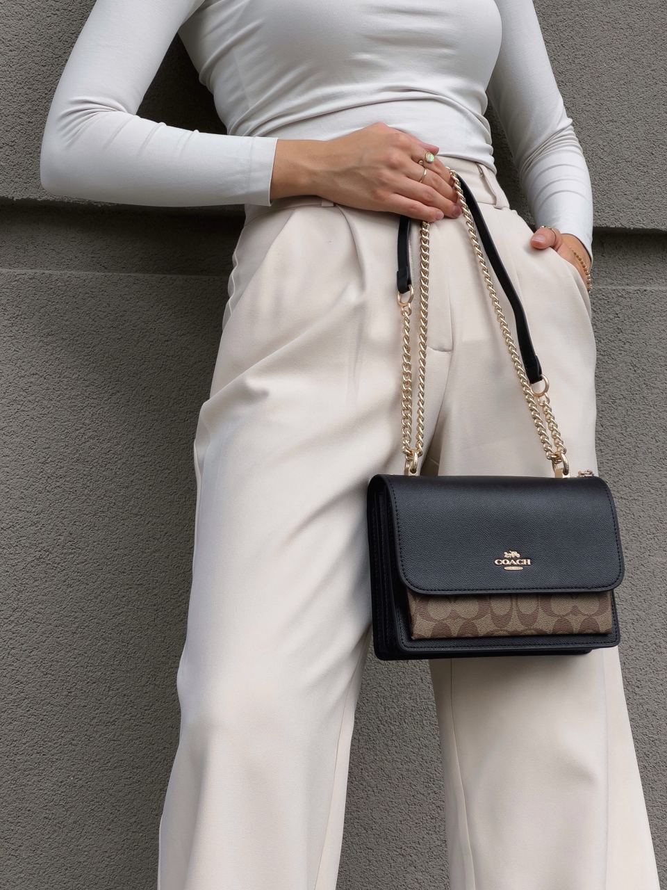 Coach Mini Klare Crossbody In Signature Canvas Brown - 4