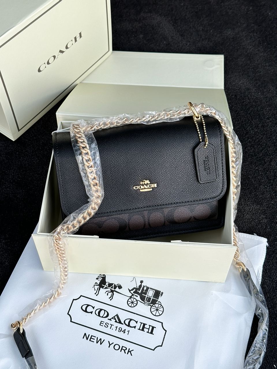 Coach Mini Klare Crossbody in Signature Canvas Brown - 2