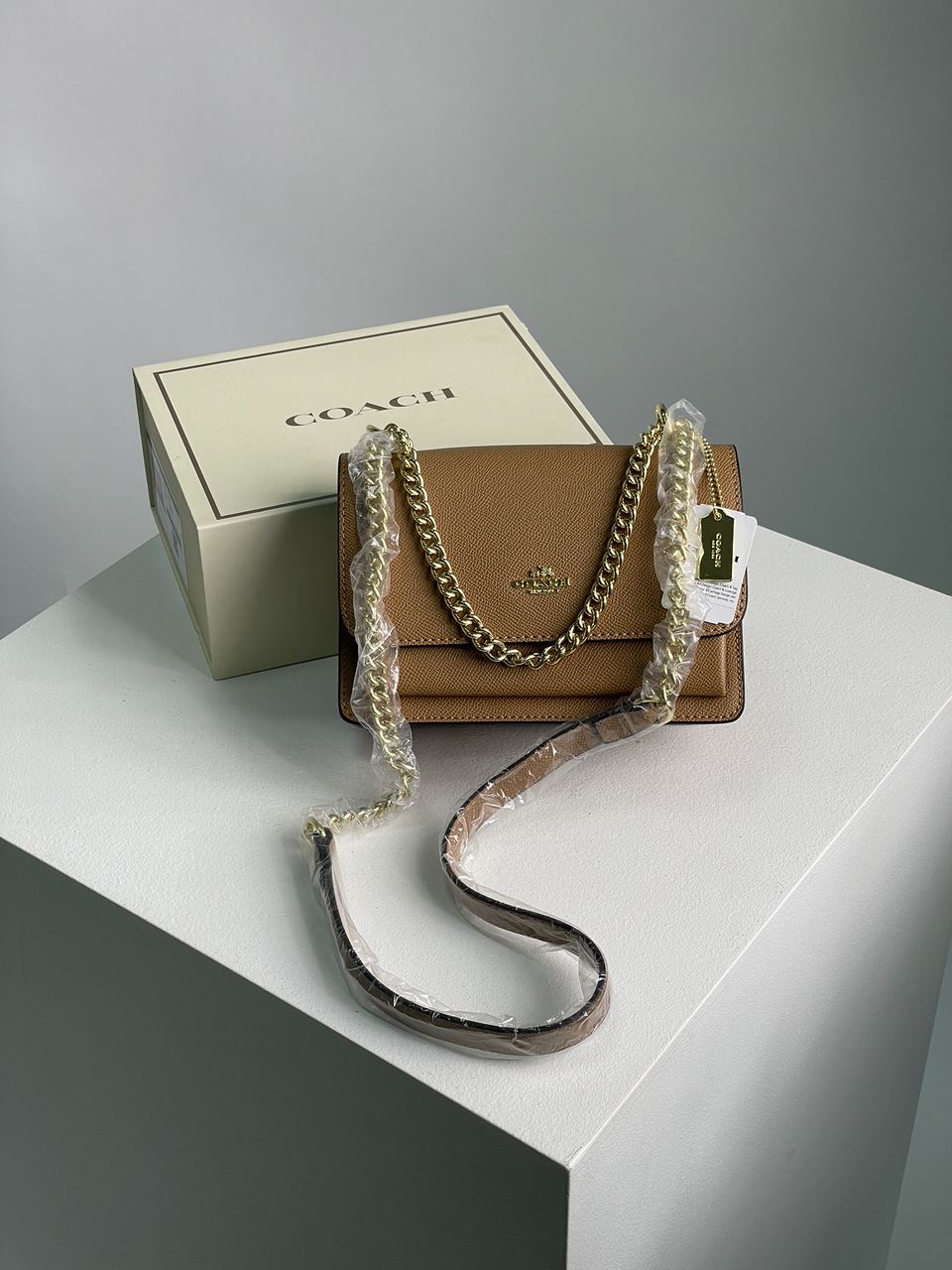 Coach Mini Klare Crossbody in Signature Canvas Total Beige - 2