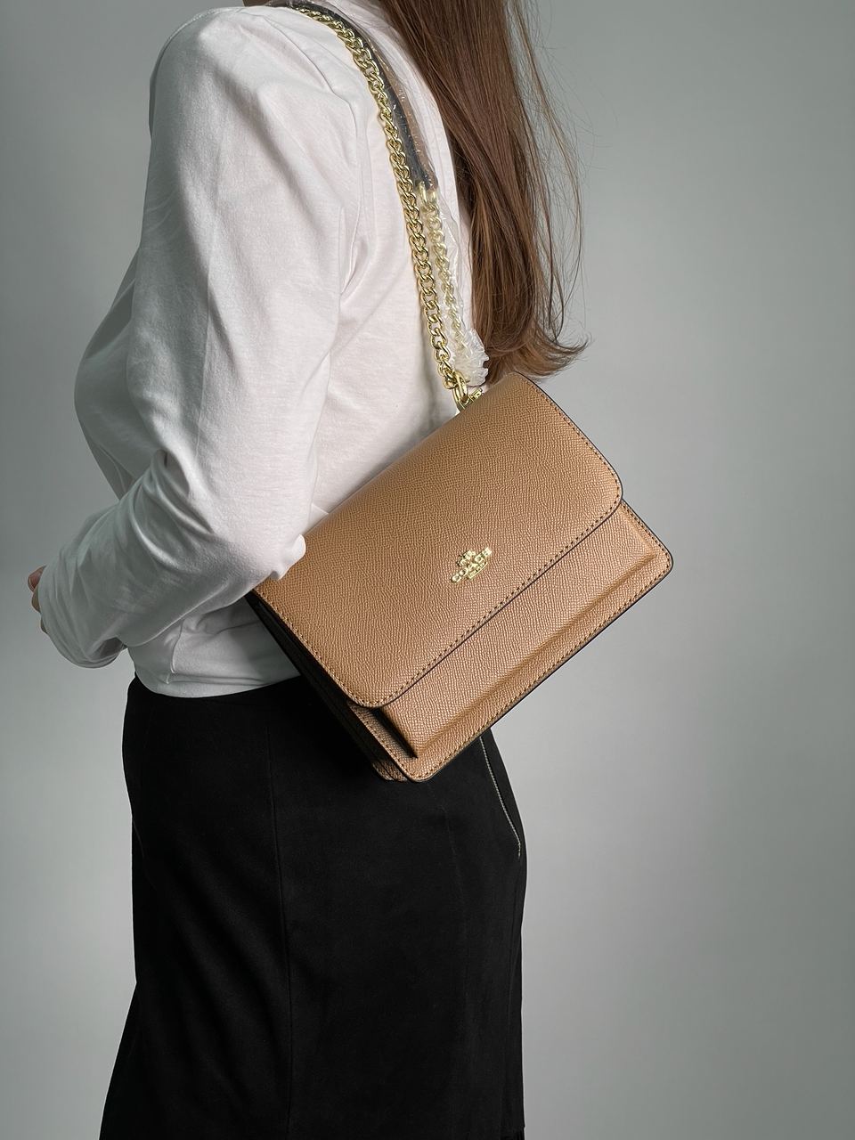 Coach Mini Klare Crossbody in Signature Canvas Total Beige - 4