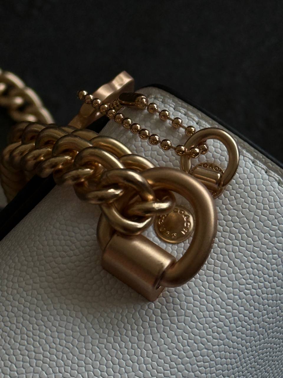 Coach Mini Klare Crossbody in Signature Canvas White/Gold - 11