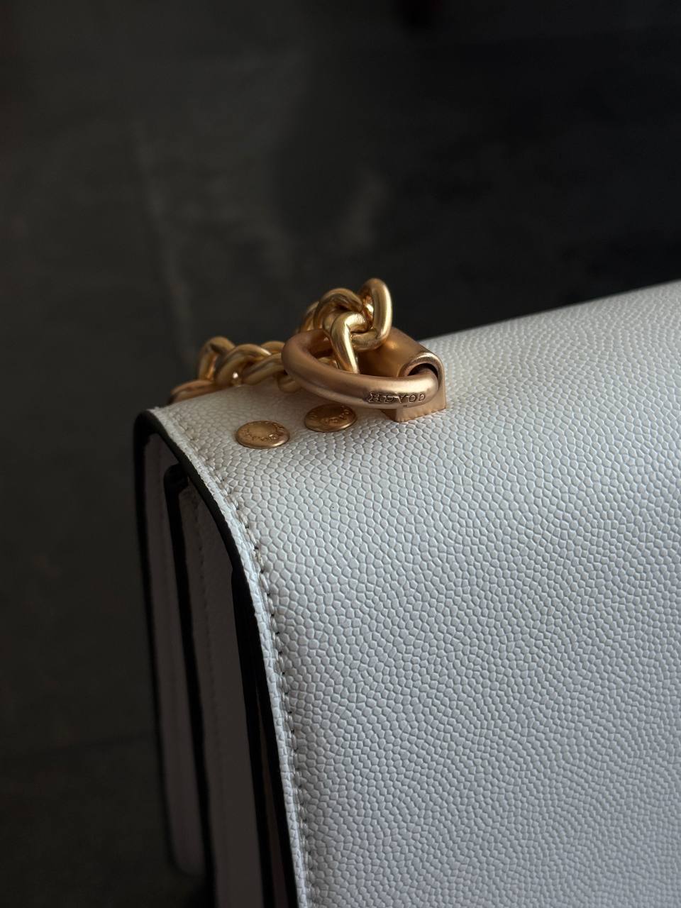 Coach Mini Klare Crossbody in Signature Canvas White/Gold - 12