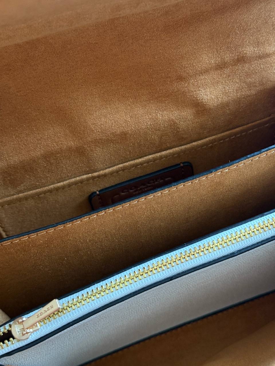 Coach Mini Klare Crossbody in Signature Canvas White/Gold - 13