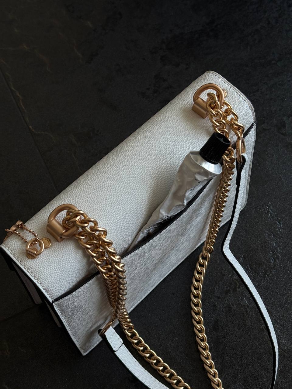 Coach Mini Klare Crossbody in Signature Canvas White/Gold - 9