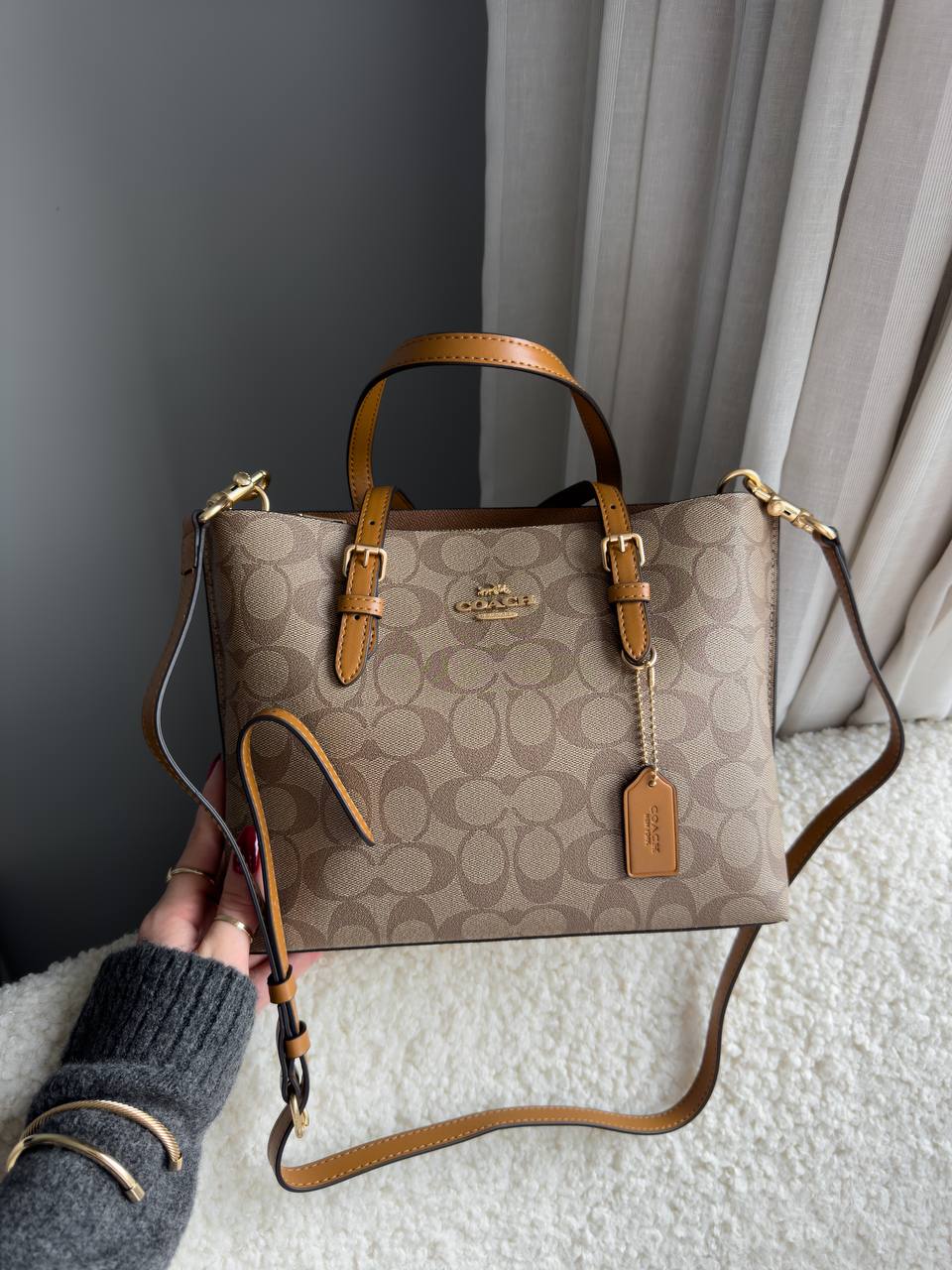 Coach Mini Lily Carryall in Signature Canvas - 3