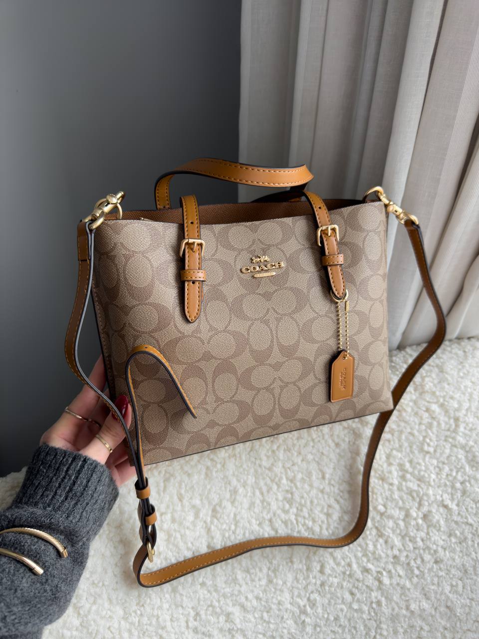 Coach Mini Lily Carryall in Signature Canvas - 4