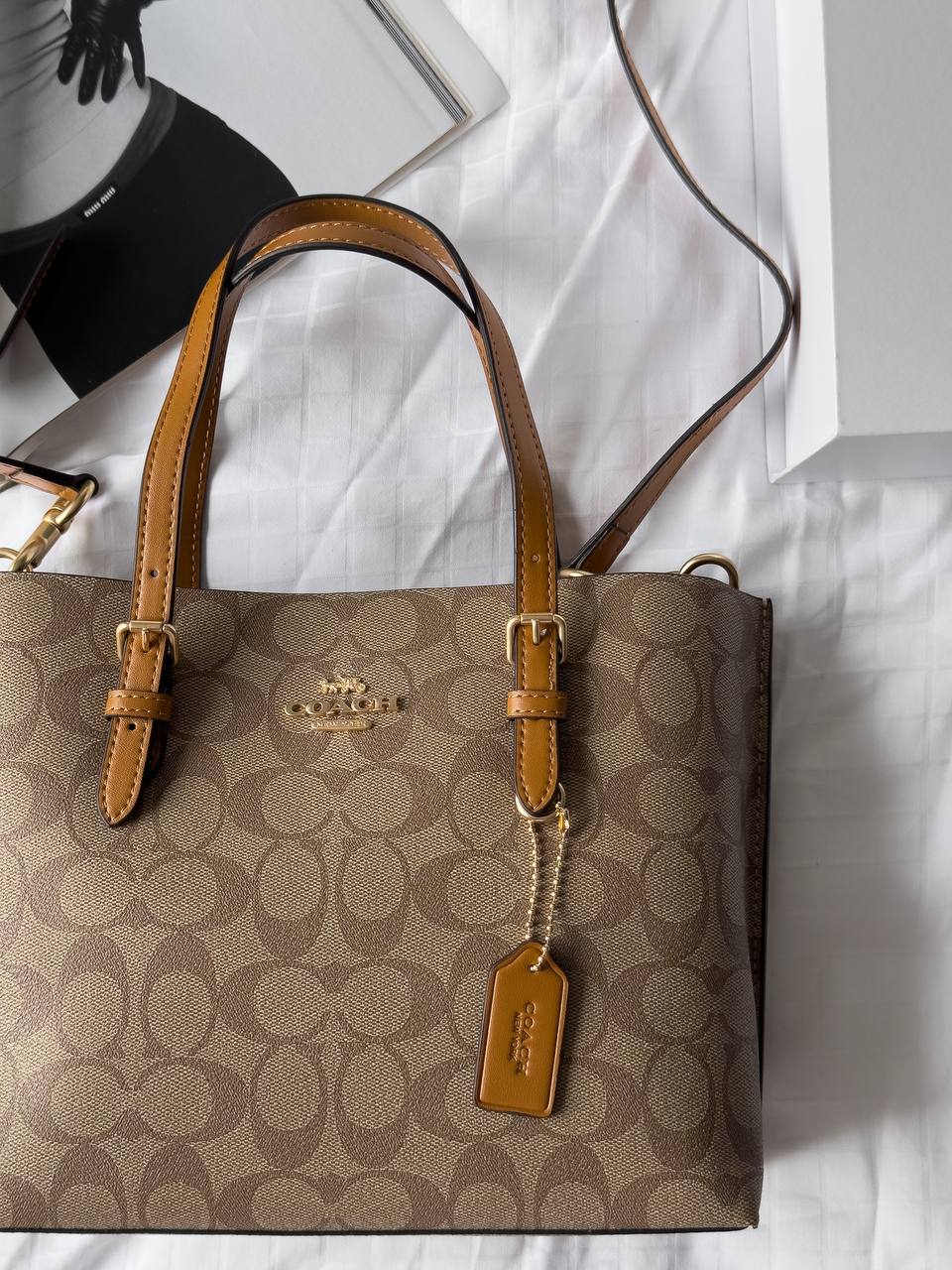 Coach Mini Lily Carryall in Signature Canvas - 7