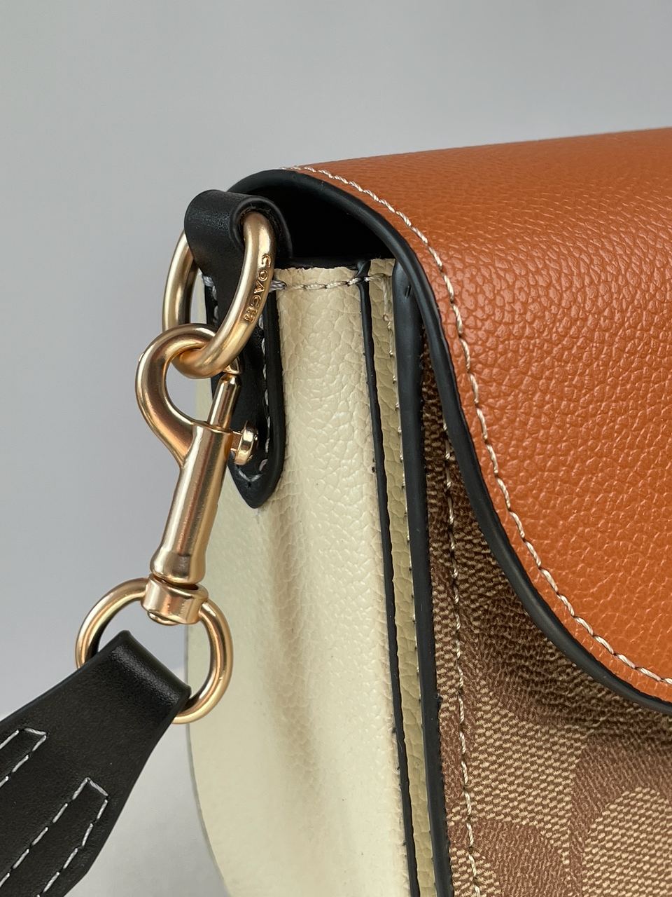 Coach Morgan Saddle Bag In Colorblock Signature Canvas - 19