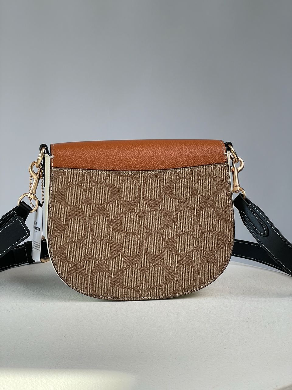 Coach Morgan Saddle Bag In Colorblock Signature Canvas - 21
