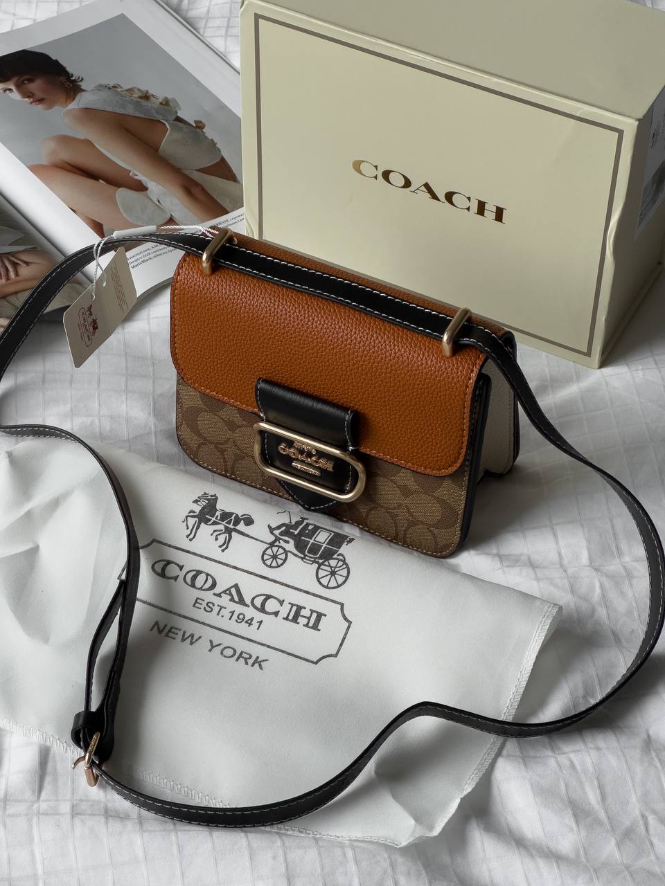 Coach Morgan Shoulder Bag In Colorblock Signature Canvas - 8