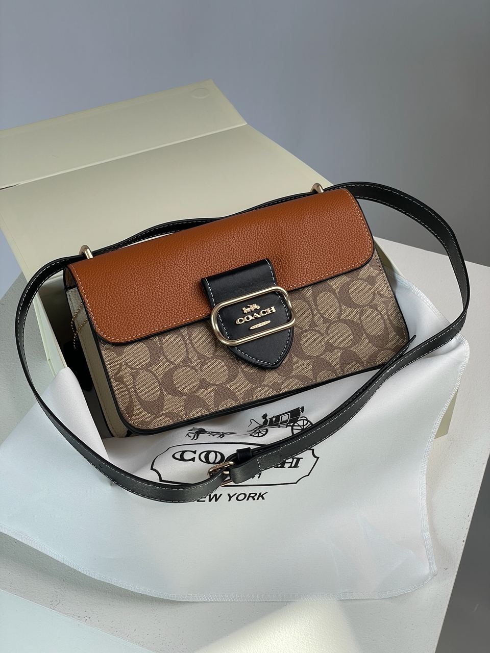 Coach Morgan Shoulder Bag In Colorblock Signature Canvas - 2