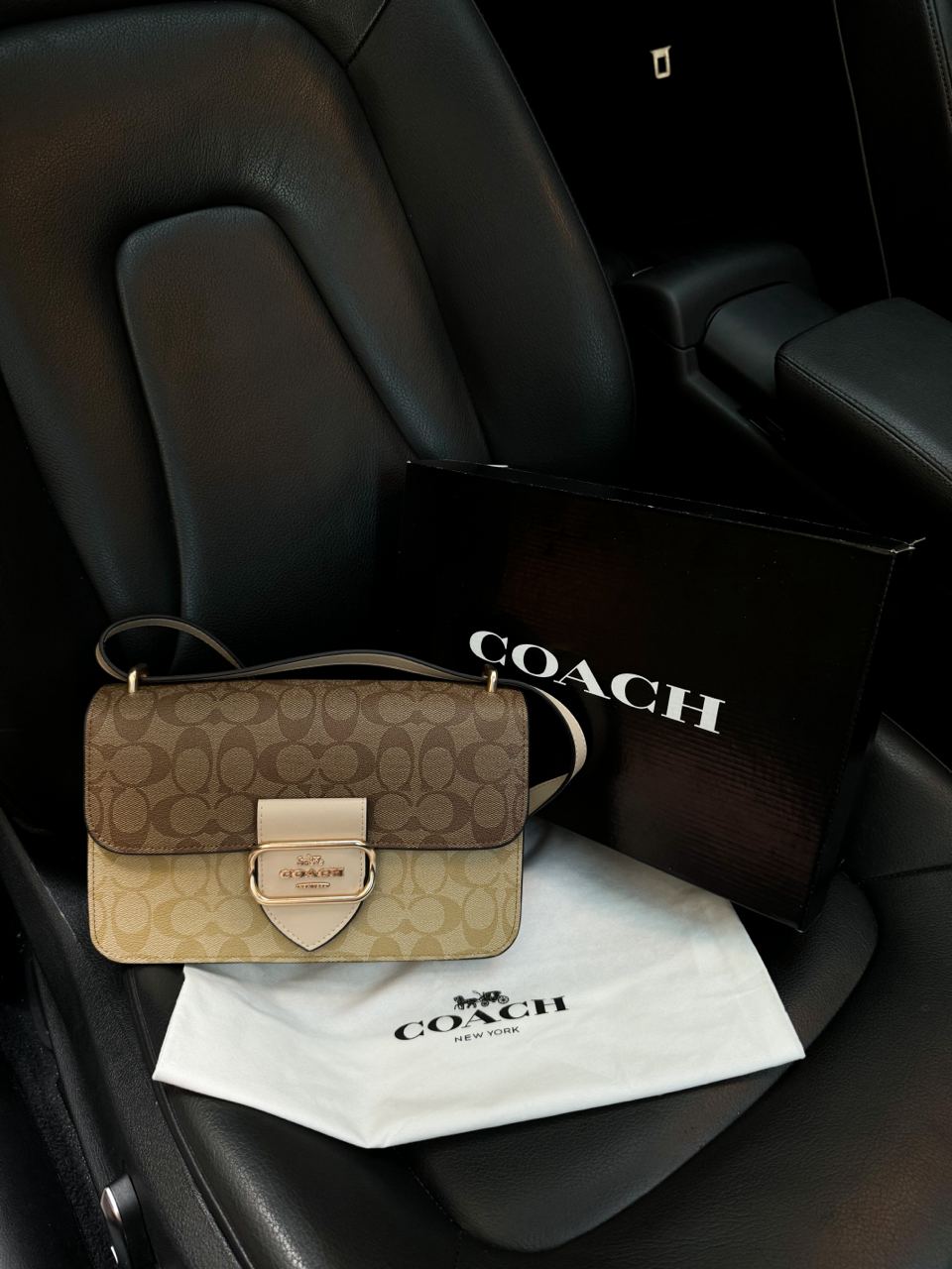 Coach Morgan Square Crossbody In Blocked Signature Canvas - 2