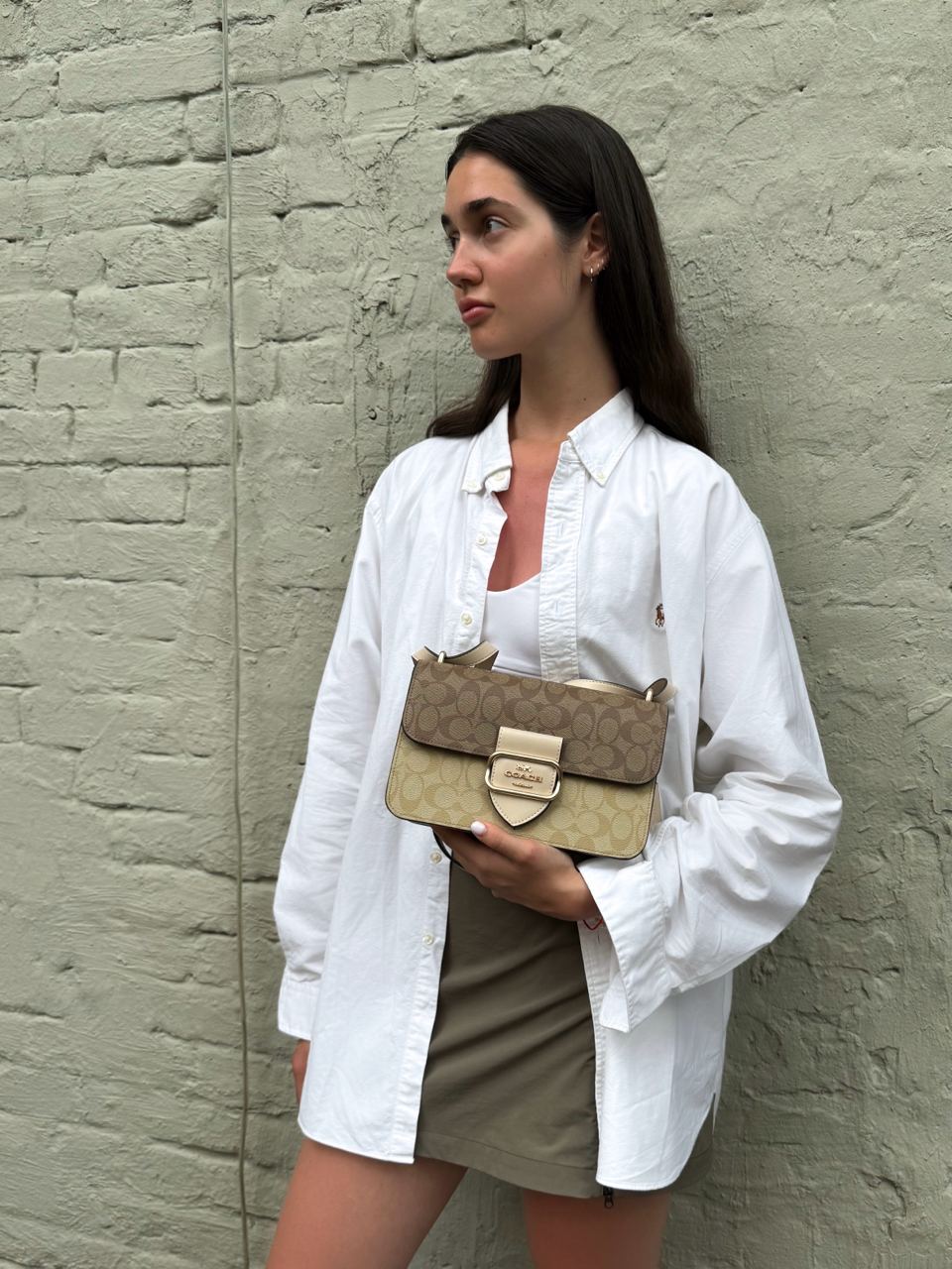 Coach Morgan Square Crossbody In Blocked Signature Canvas - 5