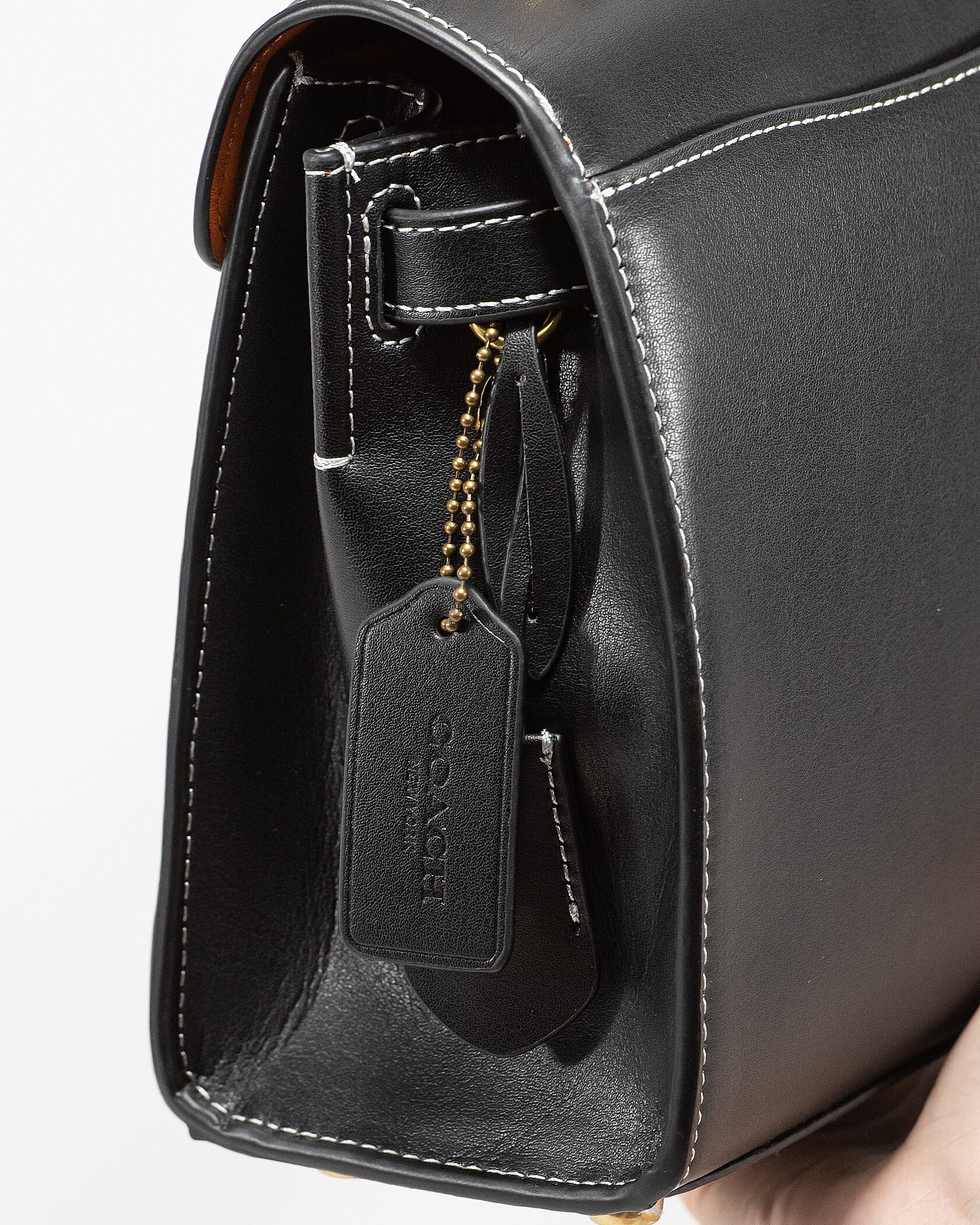 Coach Parker Small Top Handle Bag in Black - 8