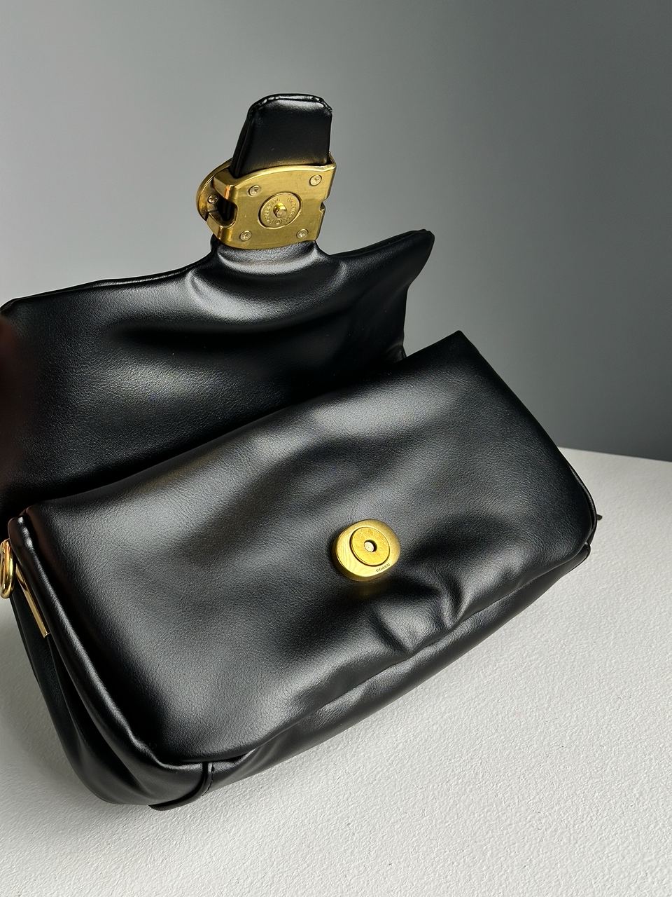 Coach Pillow Tabby 26 Leather Shoulder Bag Black - 17