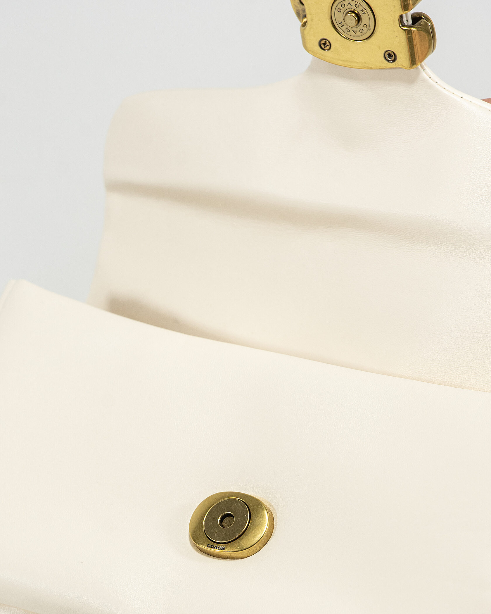 Coach Pillow Tabby 26 Leather Shoulder Bag Cream - 8