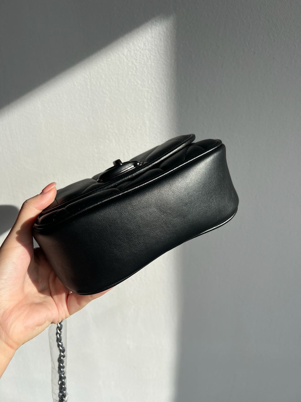 Coach Quilted Pillow Madison Shoulder Bag Black - 21