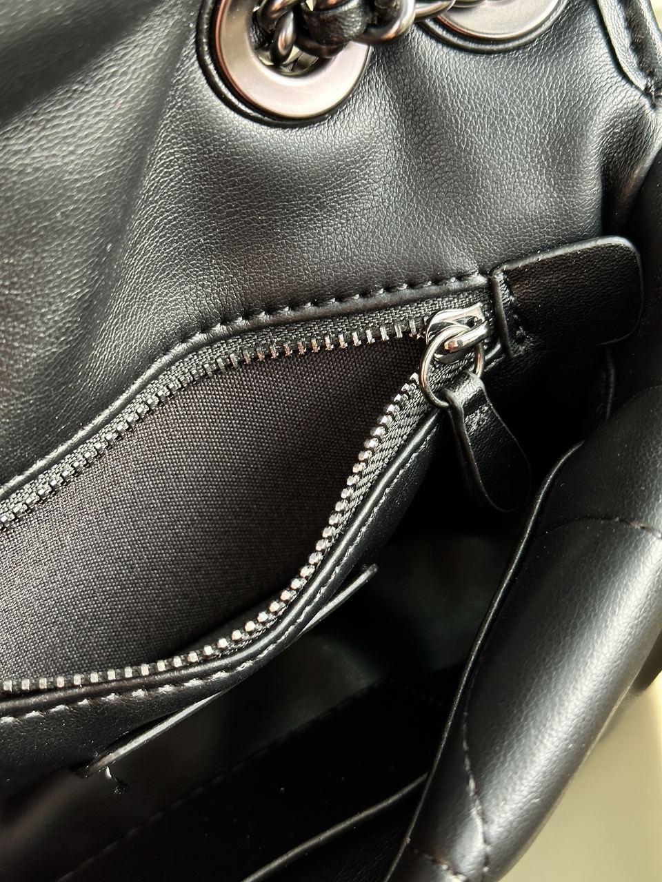 Coach Quilted Pillow Madison Shoulder Bag Black - 28