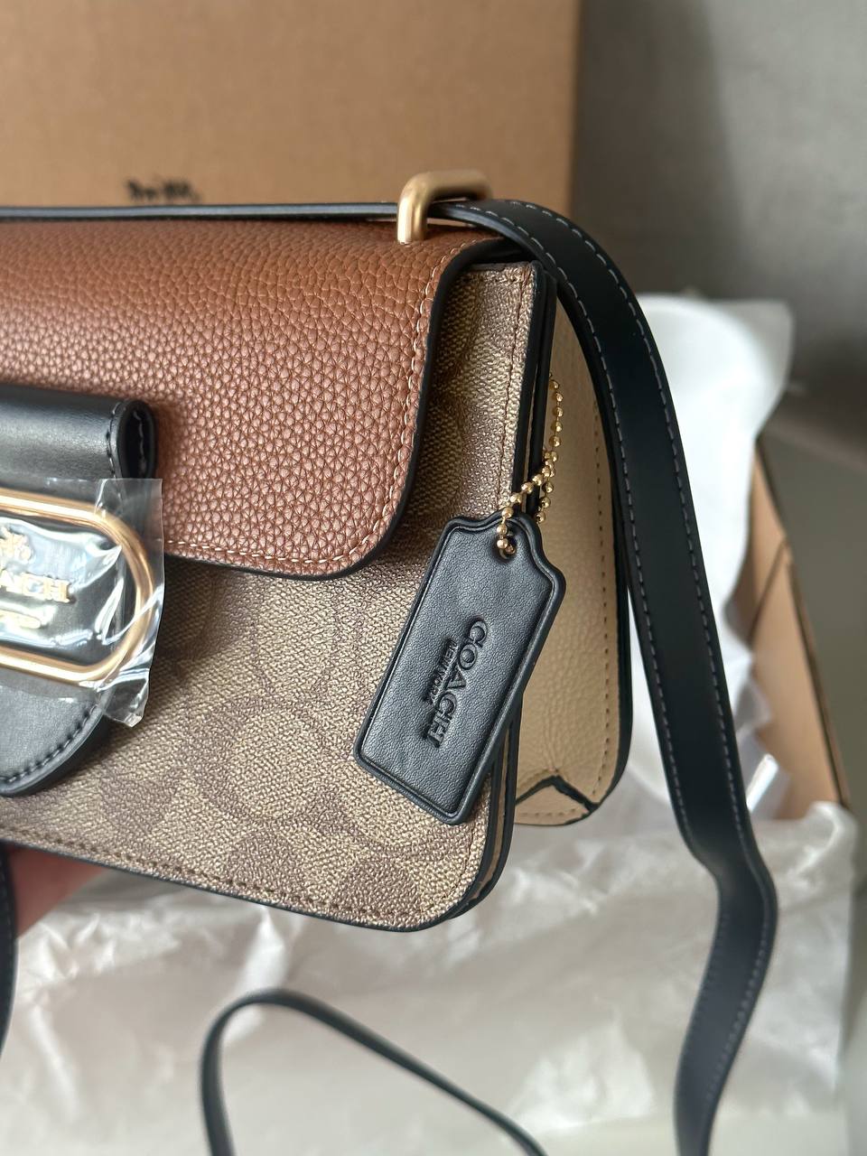 Coach Riley Top Handle 18 In Signature Canvas - 6