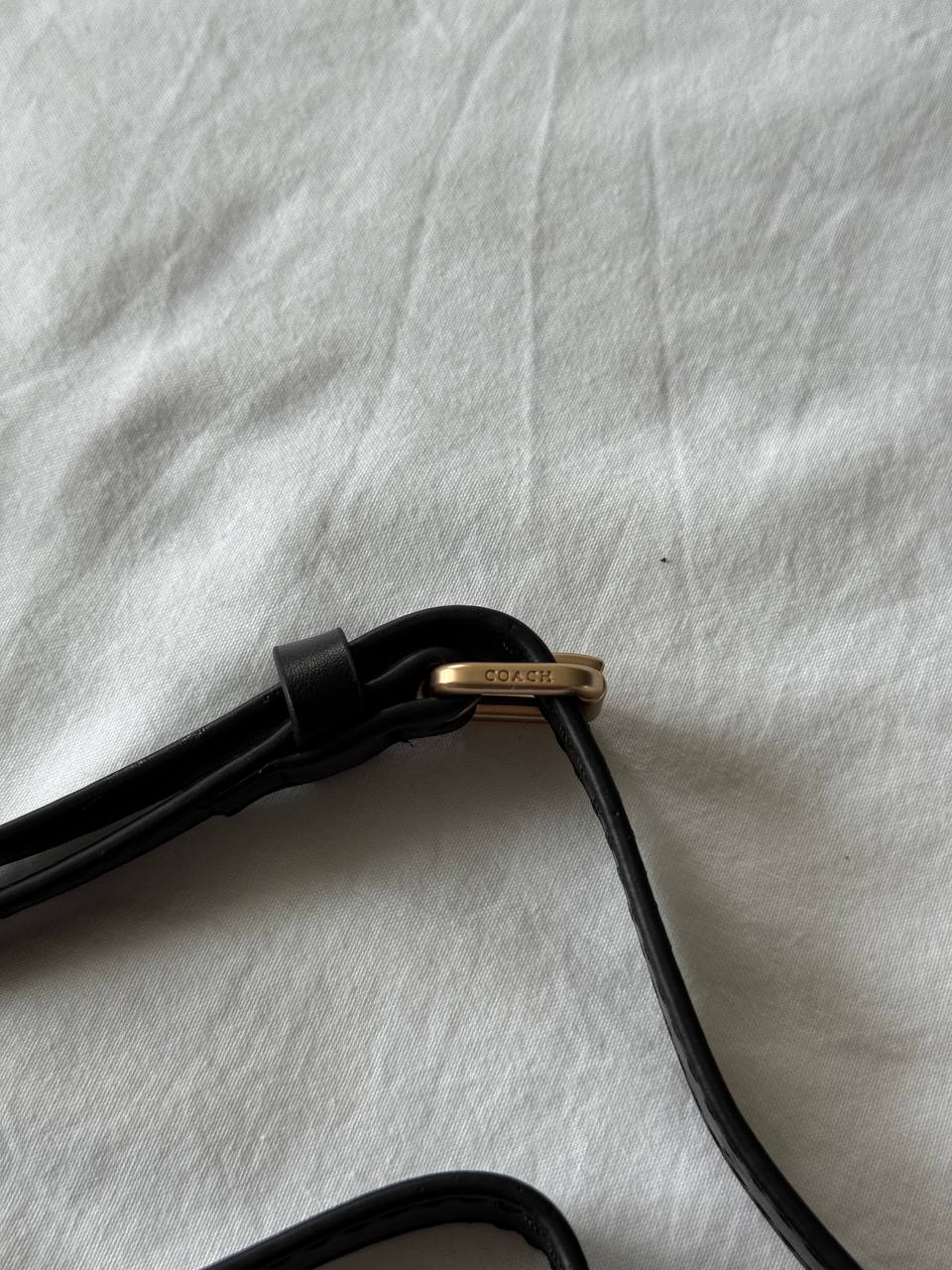 Coach Rowan Satchel Bag In Signature Canvas BLack - 14