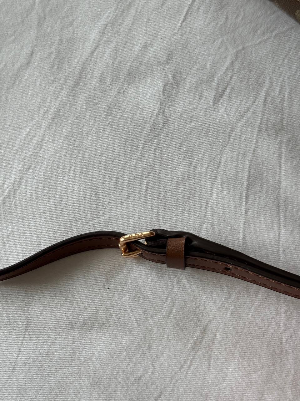 Coach Rowan Satchel Bag In Signature Canvas Brown/Beige - 15