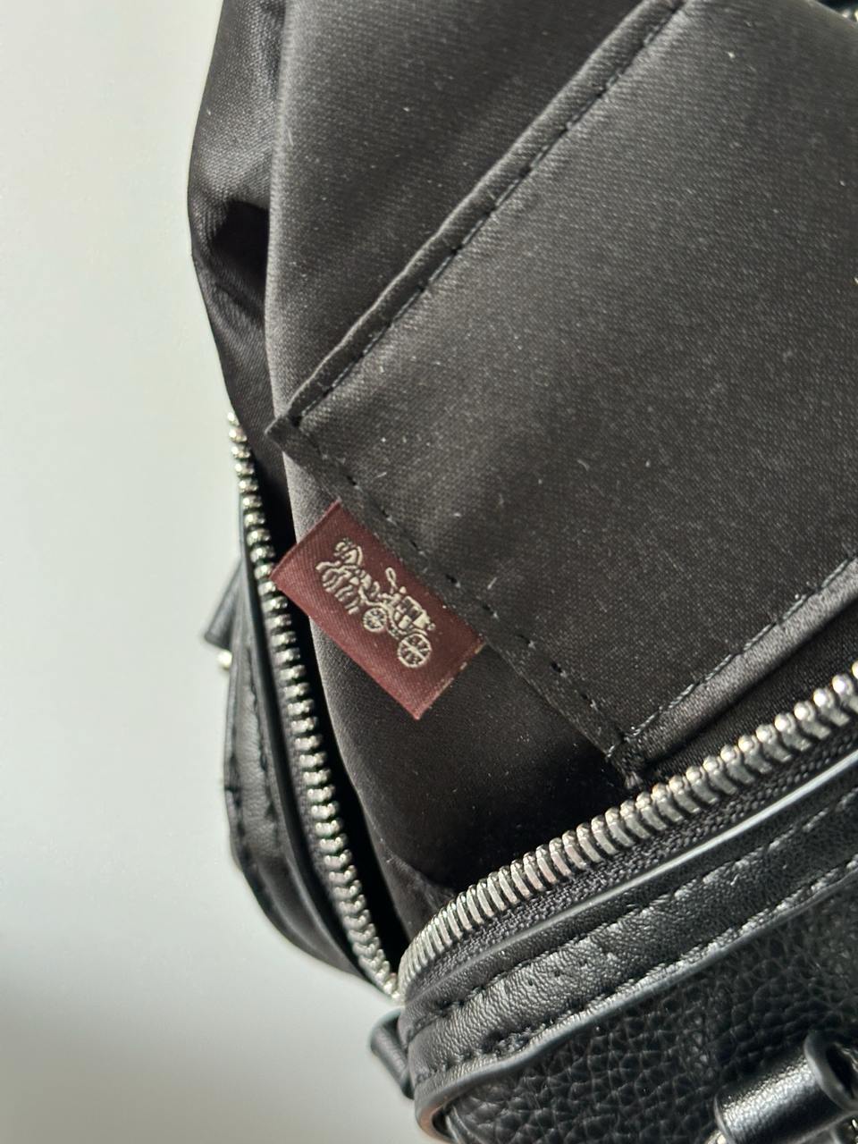 Coach Rowan Satchel In Black/Silver - 15