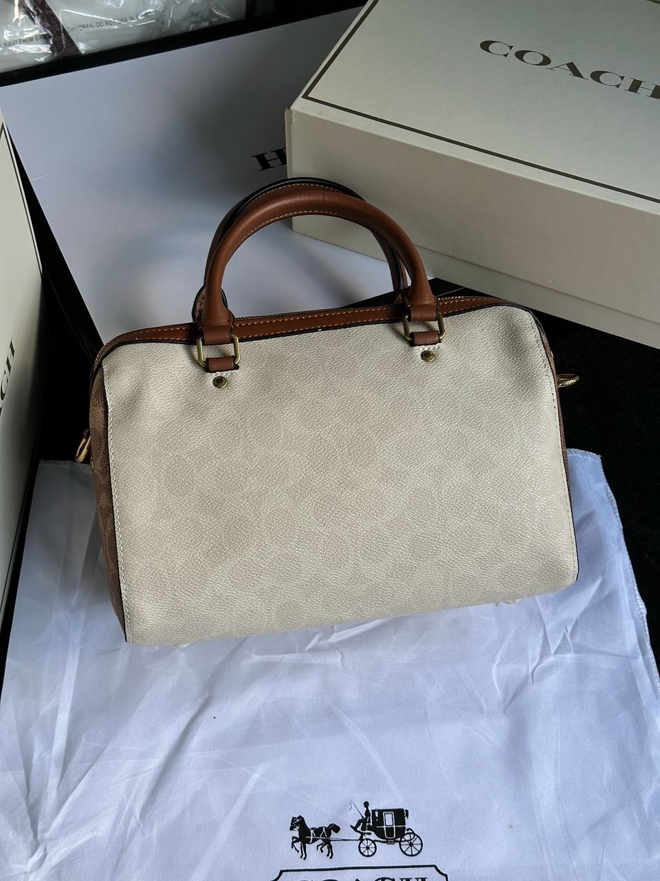 Coach Rowan Satchel In Signature Canvas - 13