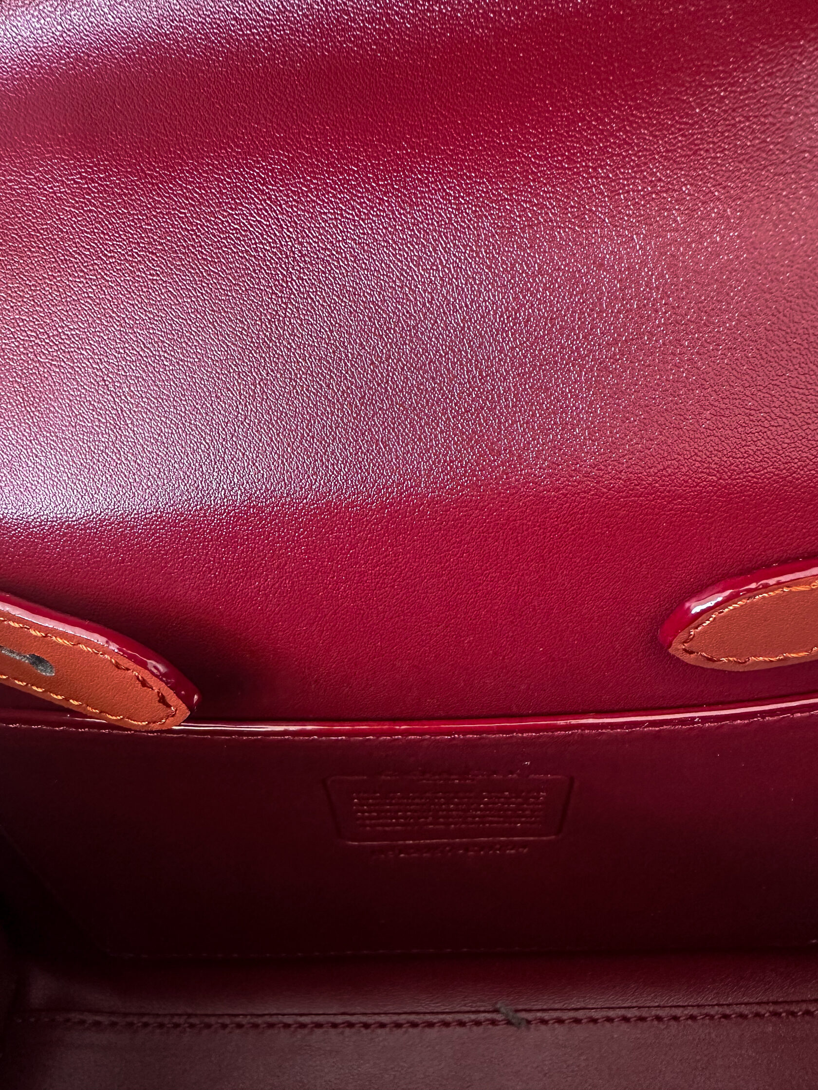 Coach Sammy Top Handle Bag in Signature Canvas Brass/Tan/Rust - 12