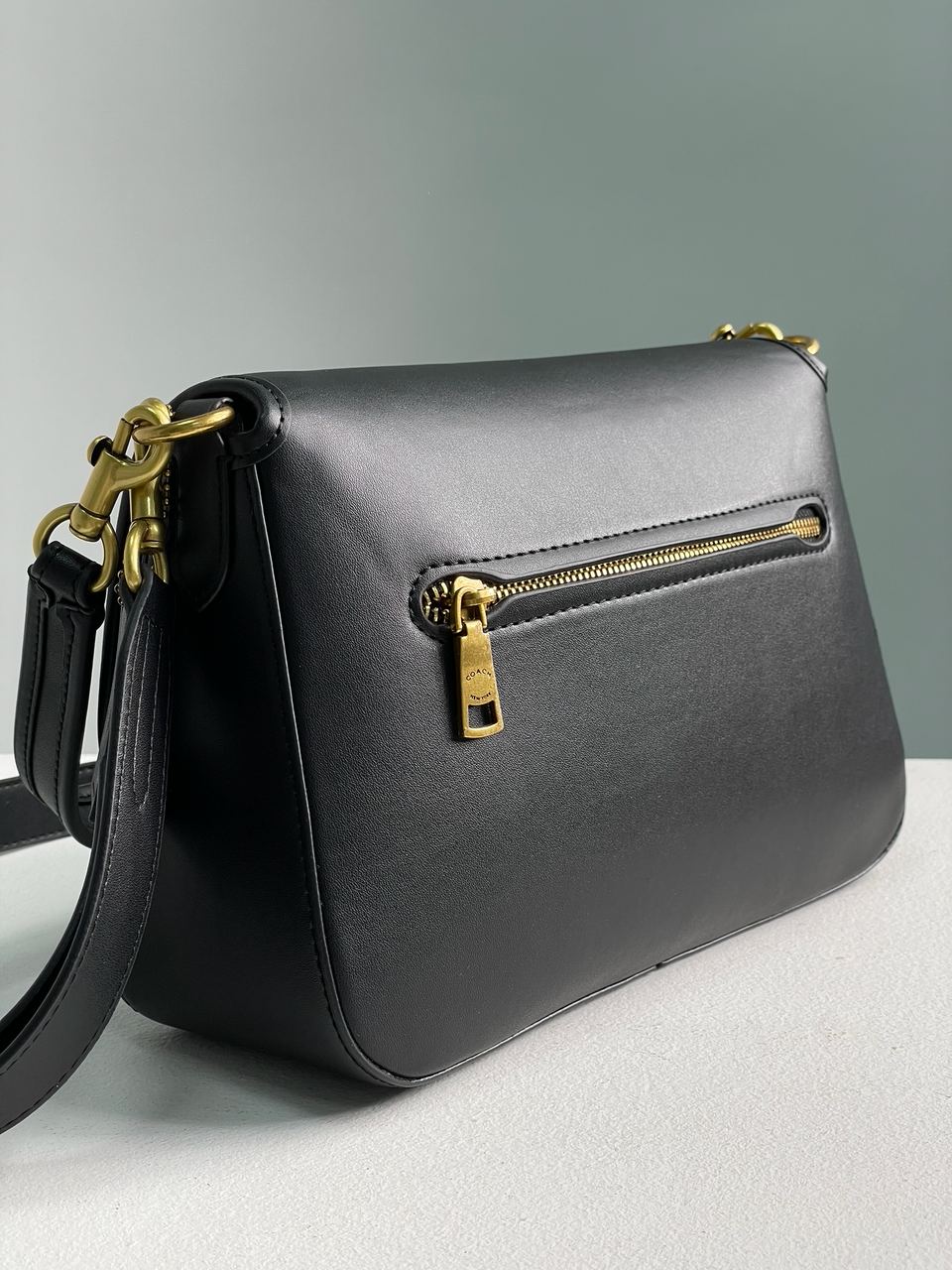 Coach Soft Tabby Calf Leather Shoulder Bag - 7