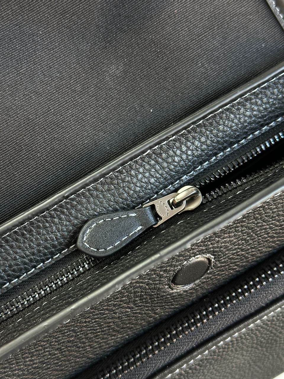 Coach Sullivan Flap Crossbody In Signature Canvas Total Black - 14