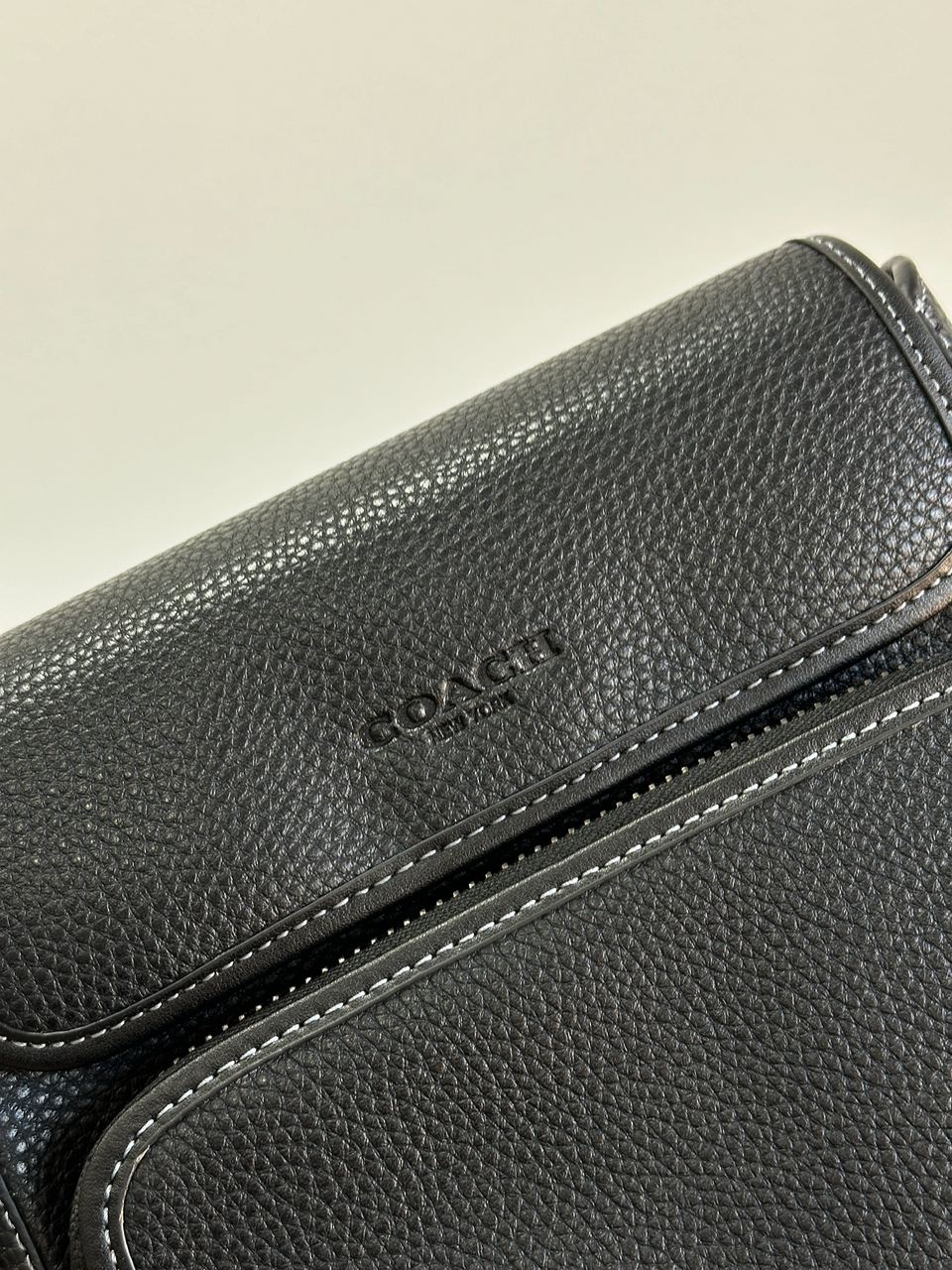 Coach Sullivan Flap Crossbody In Signature Canvas Total Black - 4