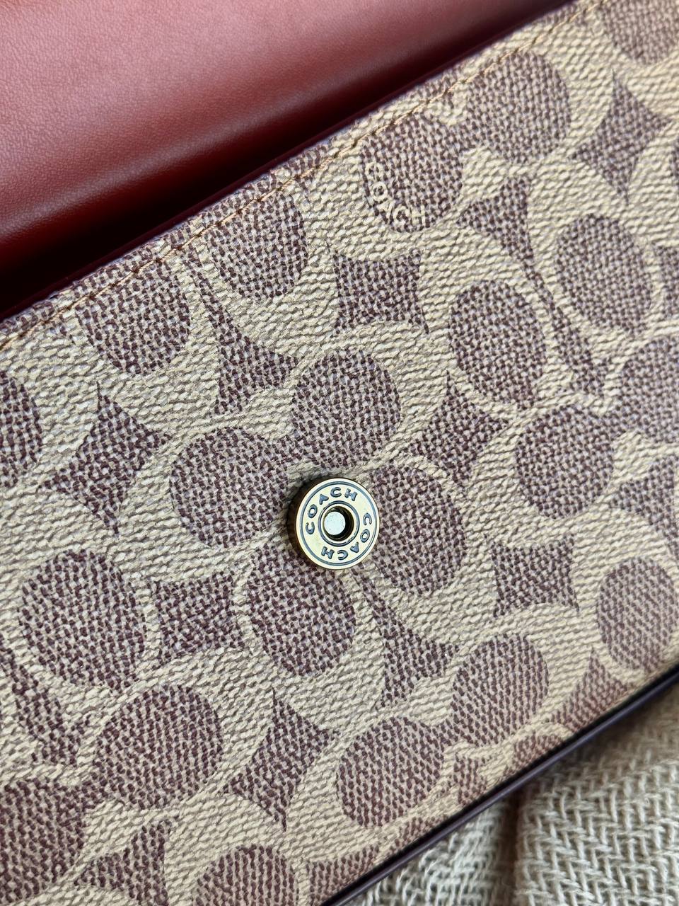 Coach Tabby Chain Crossbody In Signature Canvas - 8