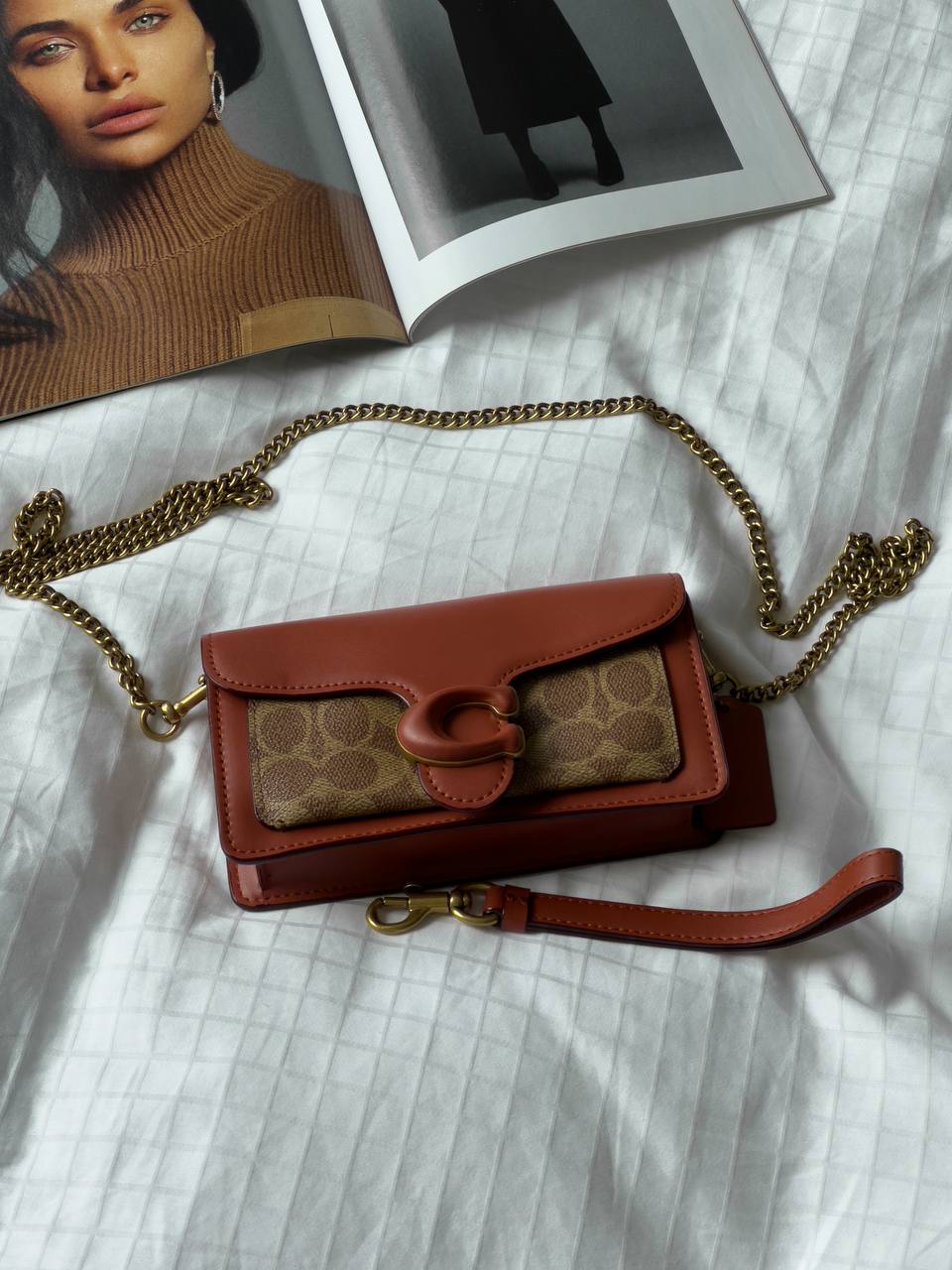 Coach Tabby Crossbody Wristlet In Signature Canvas - 10