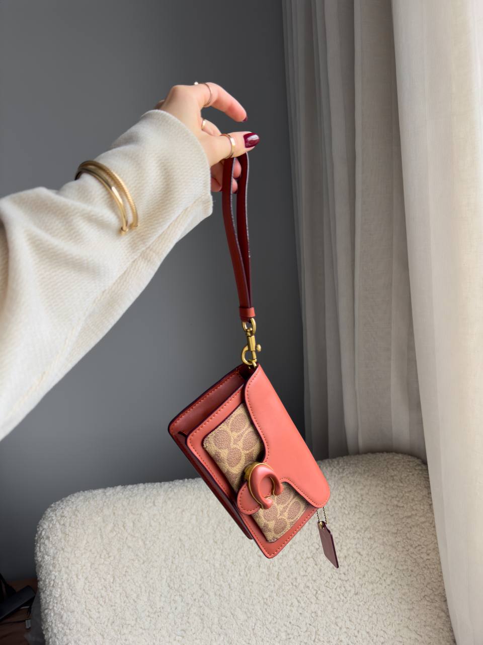 Coach Tabby Crossbody Wristlet In Signature Canvas - 14