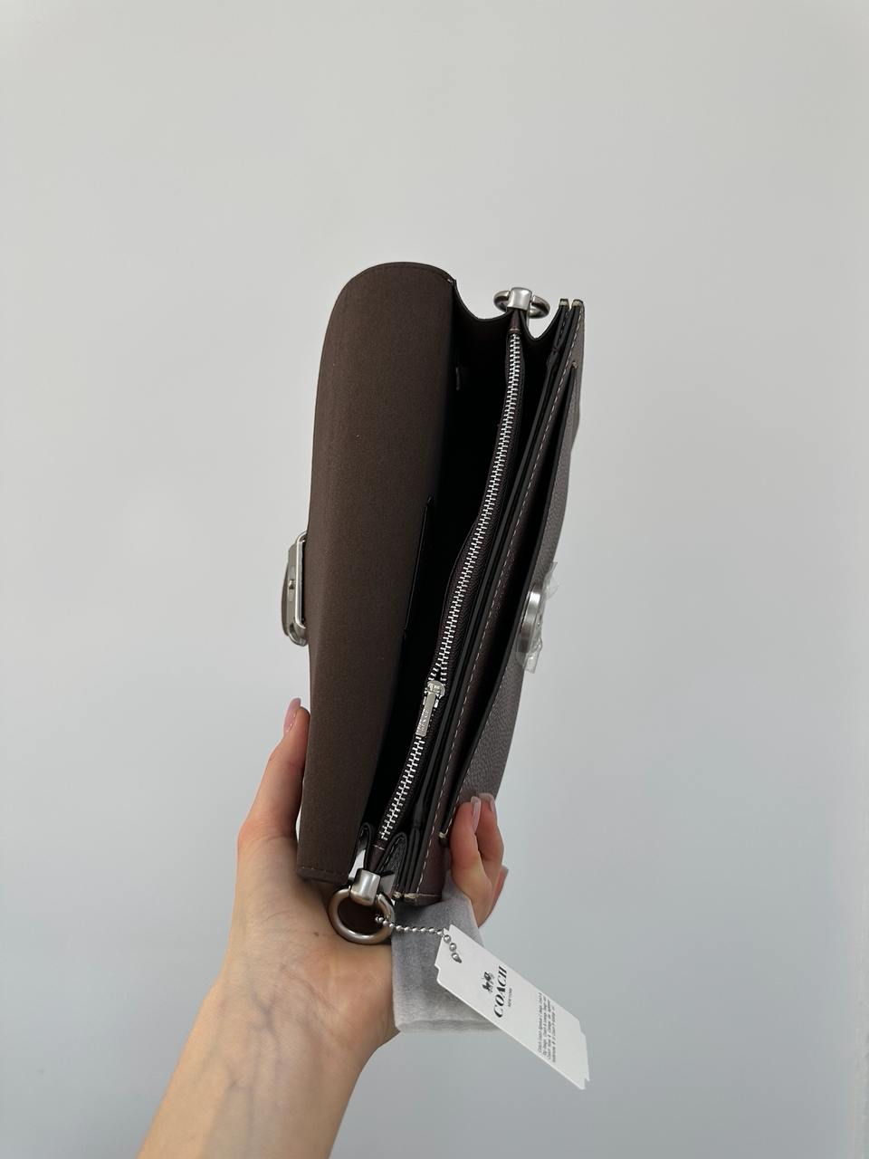 Coach Tabby Dark Beige Shoulder Bag 26 In Signature Canvas - 8