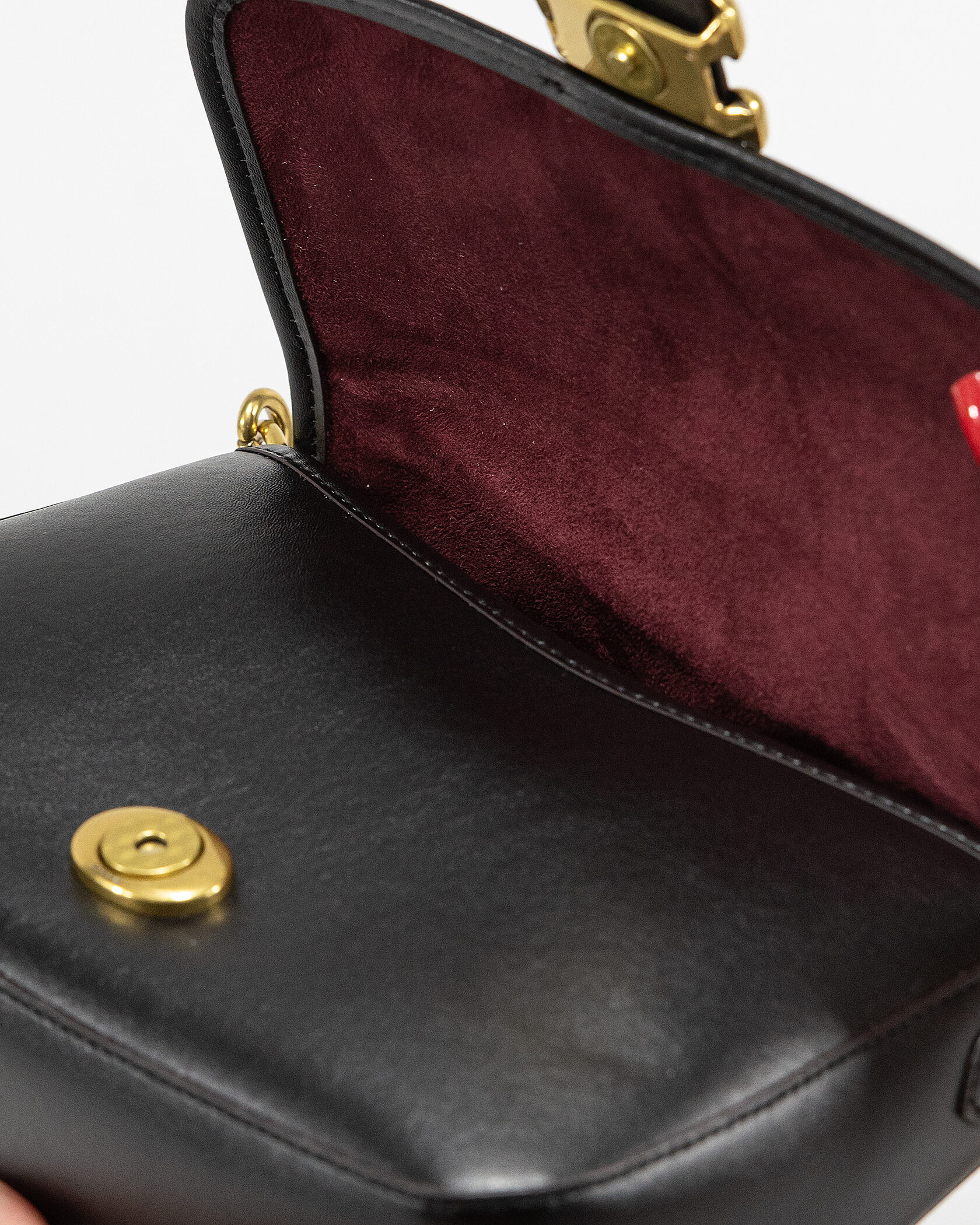 Coach Tabby Medium Shoulder Bag in Black Leather - 13