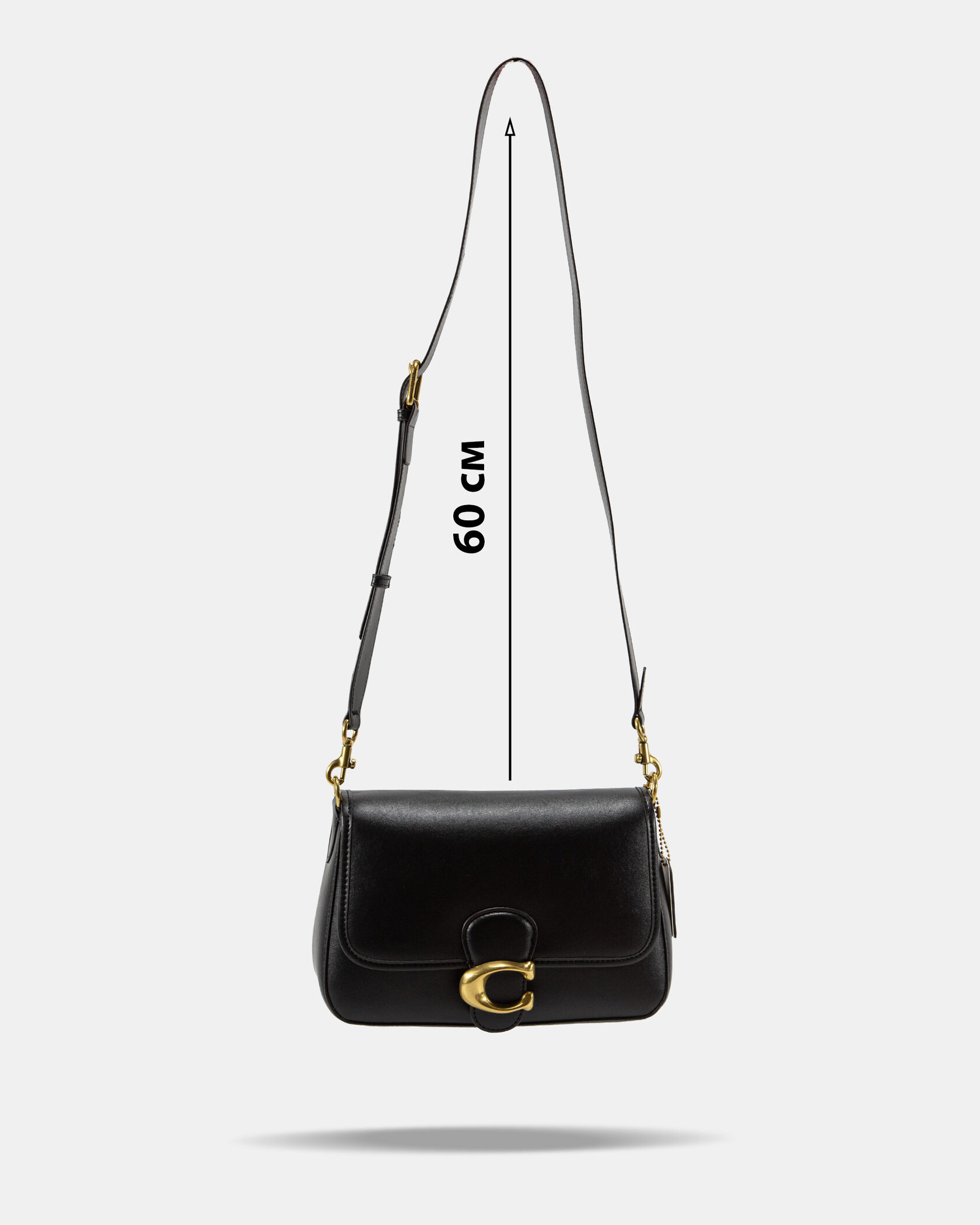 Coach Tabby Medium Shoulder Bag in Black Leather - 4