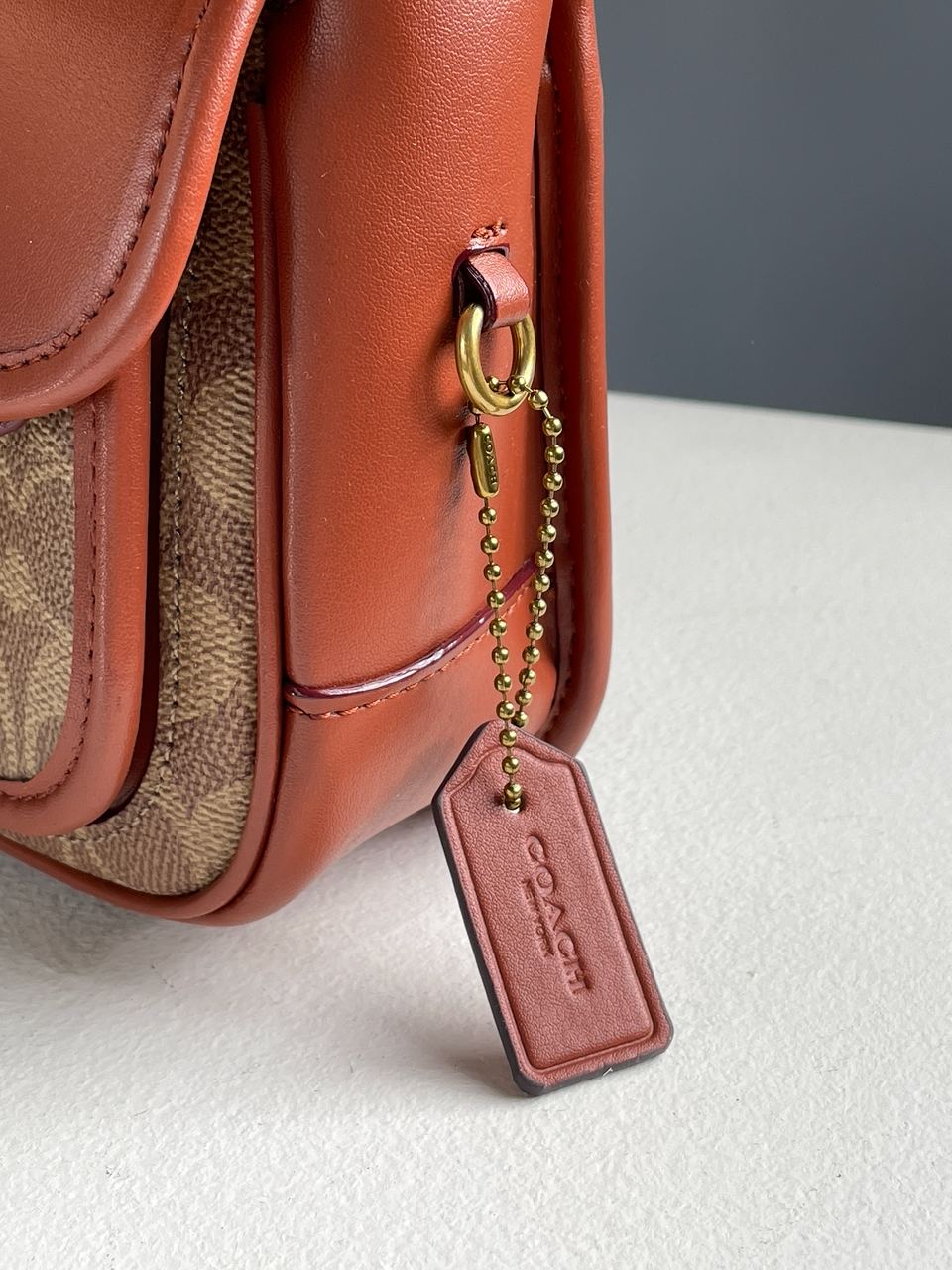 Coach Tabby Messenger In Signature Canvas - 18