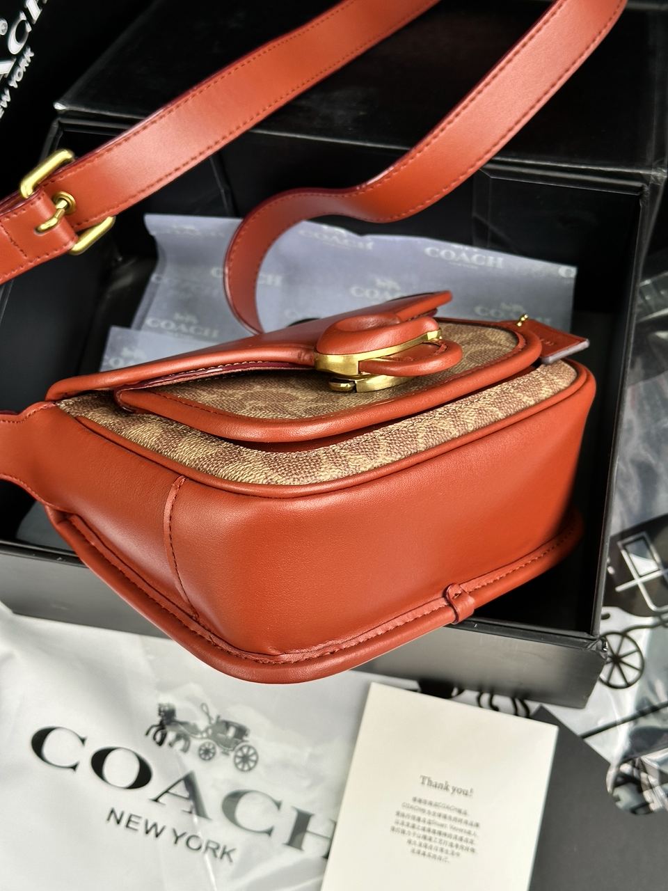 Coach Tabby Messenger In Signature Canvas - 19