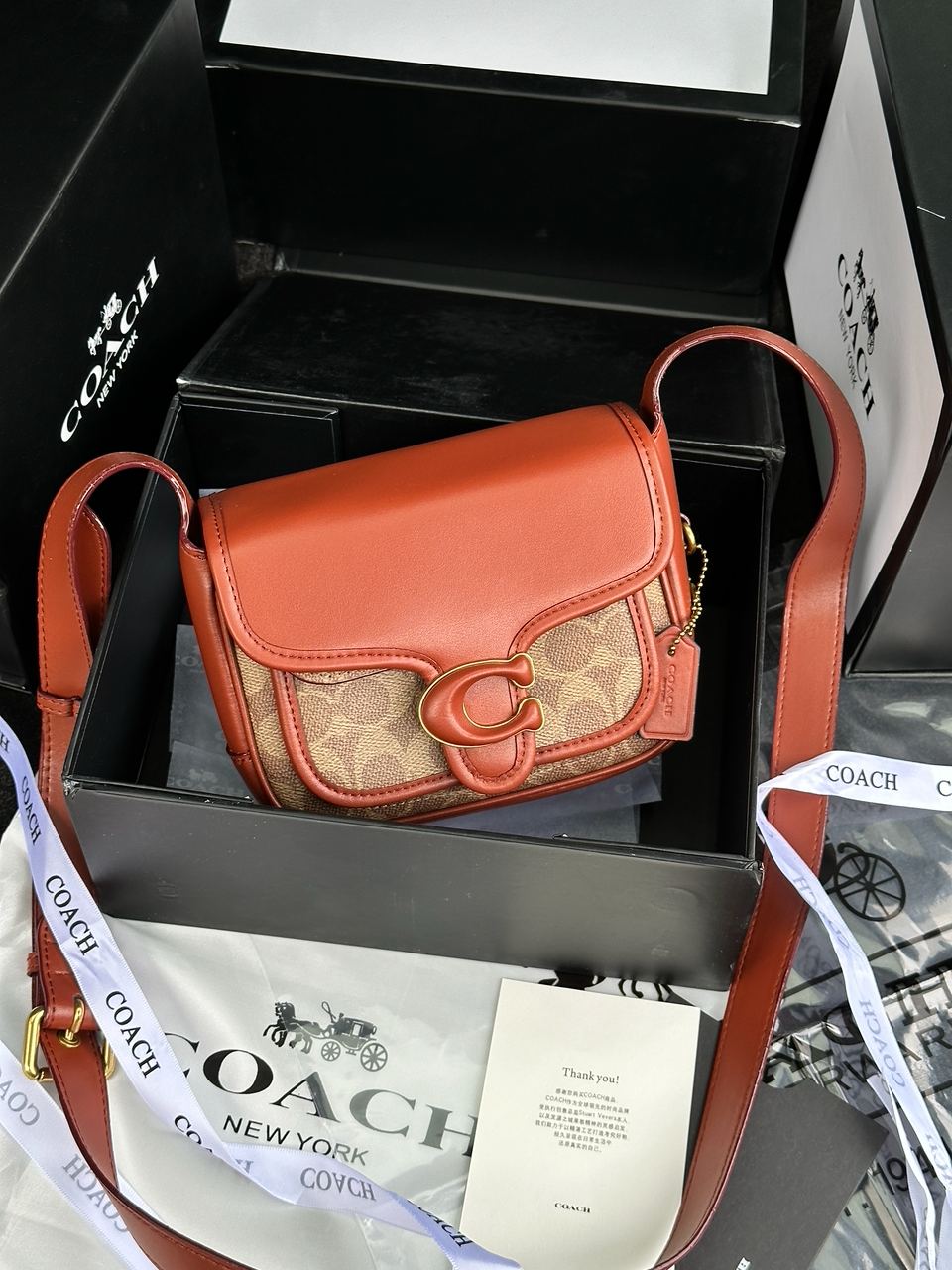 Coach Tabby Messenger In Signature Canvas - 2