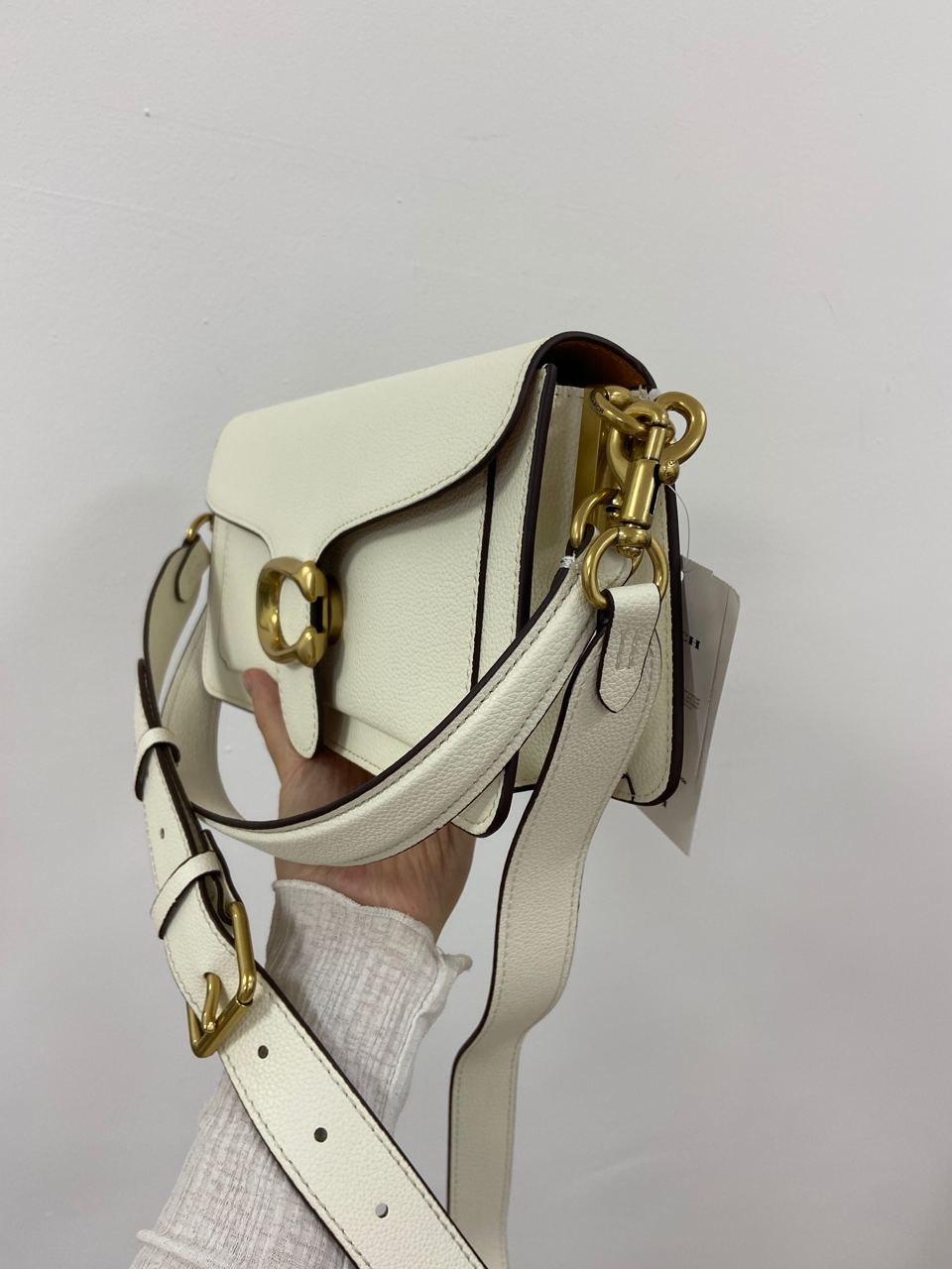 Coach Tabby Shoulder Bag 26 Brass/Chalk - 12
