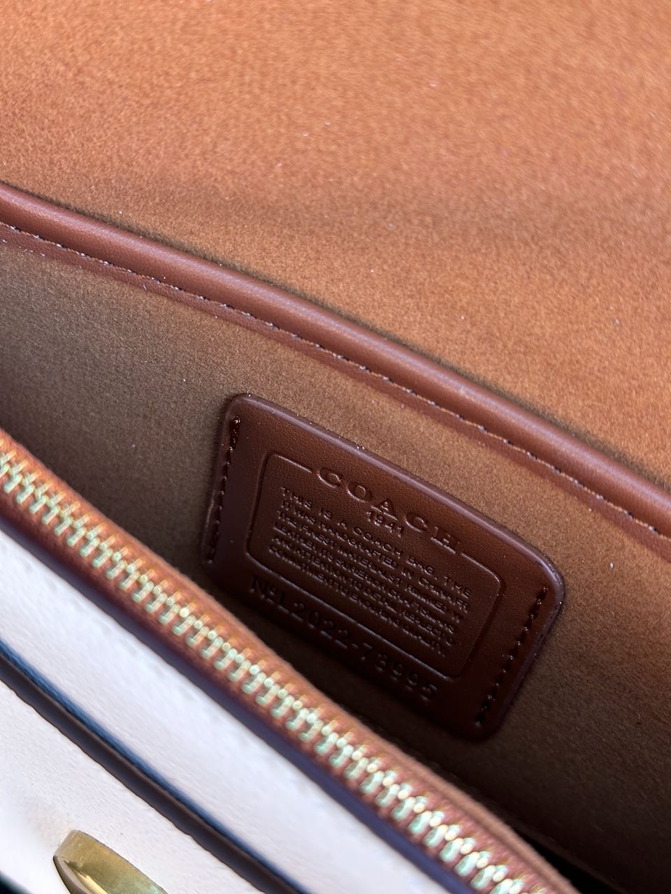 Coach Tabby Shoulder Bag 26 Brass/Chalk - 24